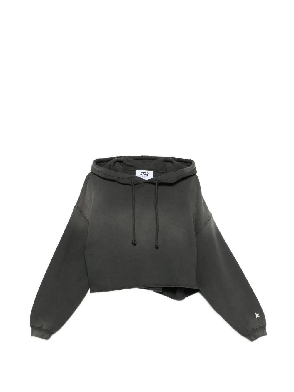 Golden Goose `Star` Oversize Cropped Hoodie Size XS / US 0-2 / IT 36-38 - 1 Thumbnail