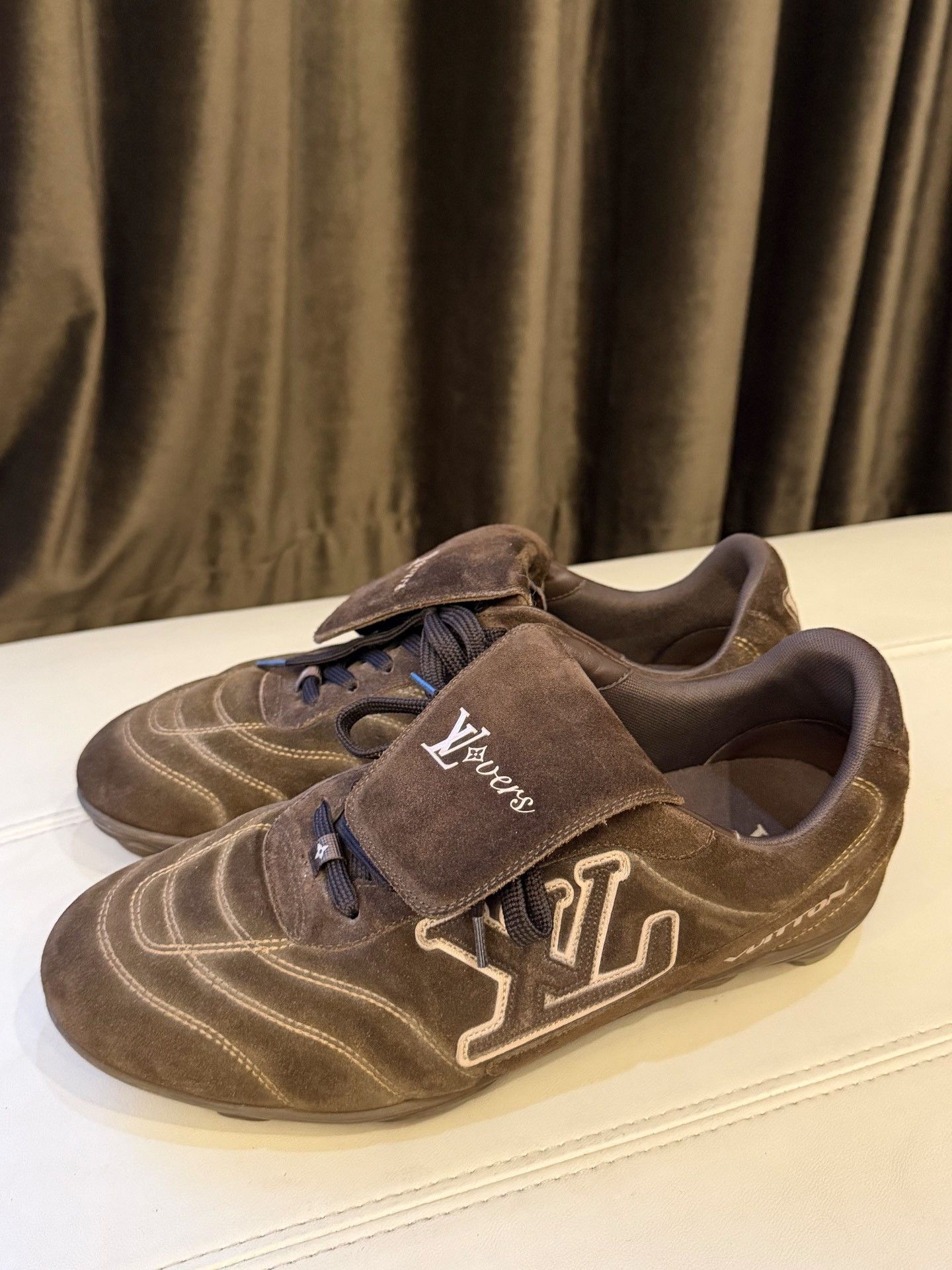 Louis Vuitton Louis Vuitton Footprint Suede Soccer Shoes Size US 7 / EU 40 - 1 Thumbnail