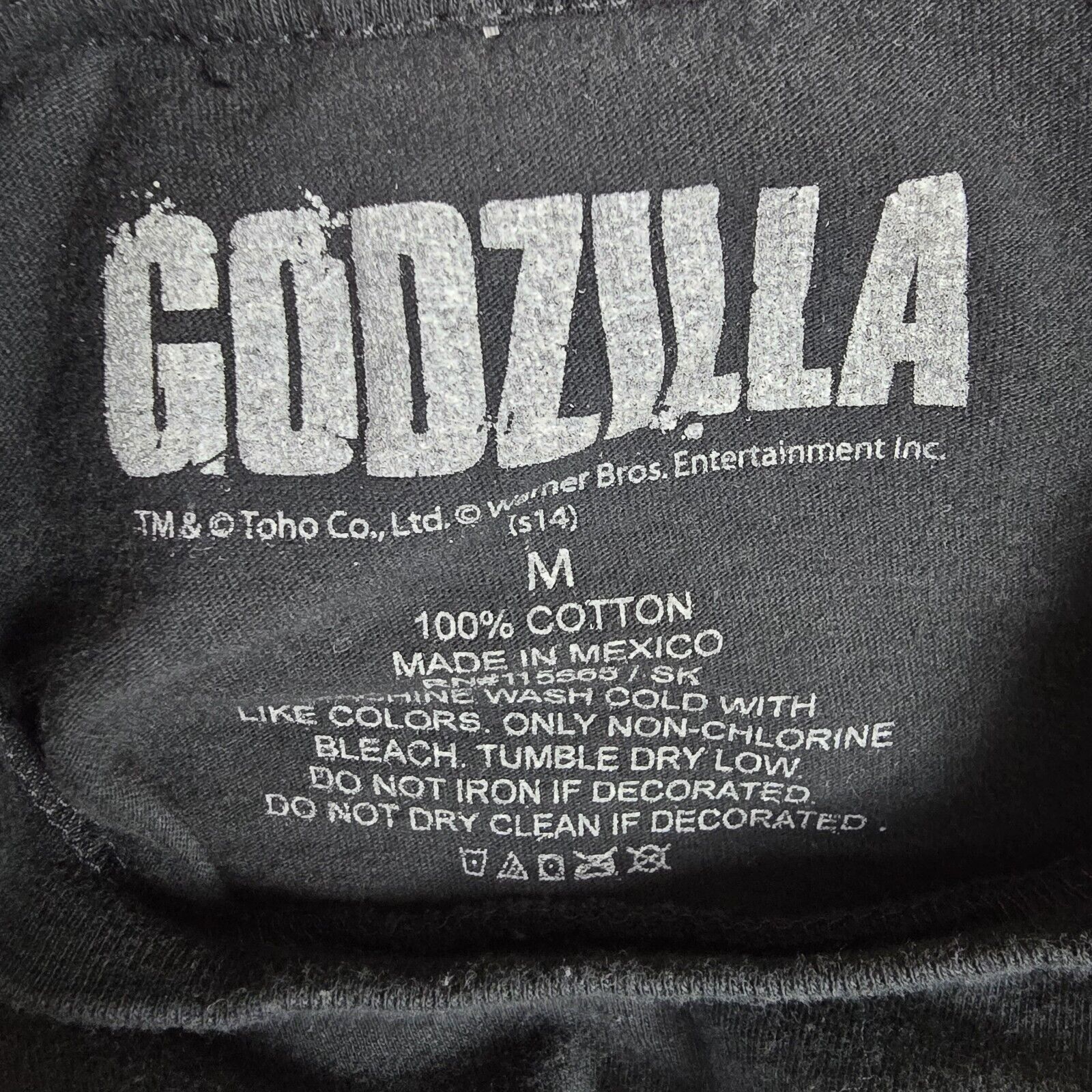 Other Godzilla King Of Monsters Tail Spellout Toho Shirt Sz Medium Size US M / EU 48-50 / 2 - 5 Thumbnail