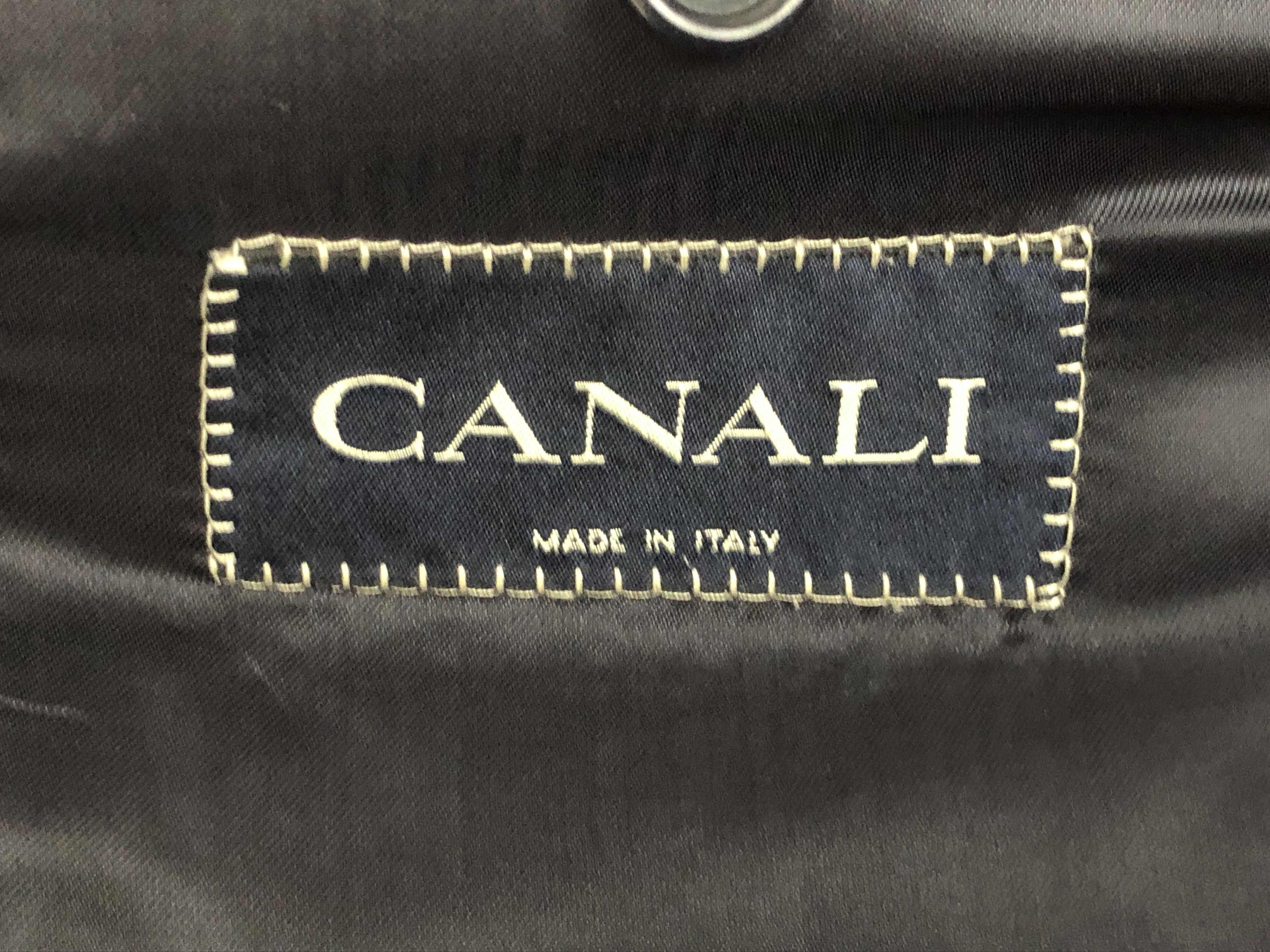 Canali × Loro Piana Canali Vintage Men's Suit Blazer Size 48R - 5 Thumbnail