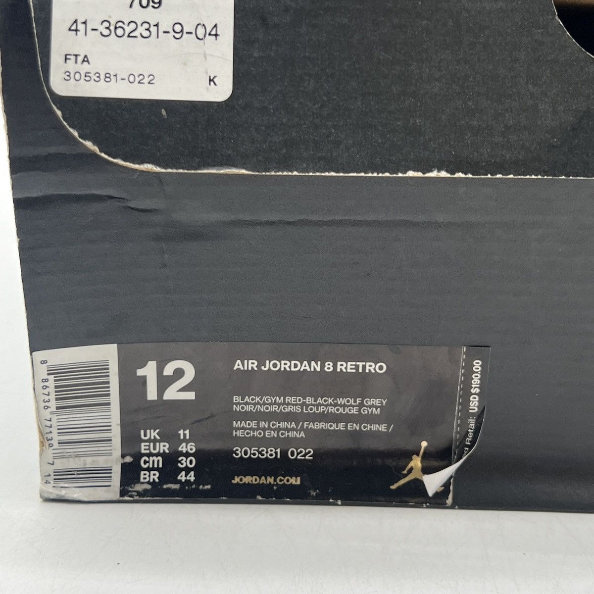 Jordan Brand Air Jordan 8 bred Size US 12 / EU 45 - 6 Thumbnail