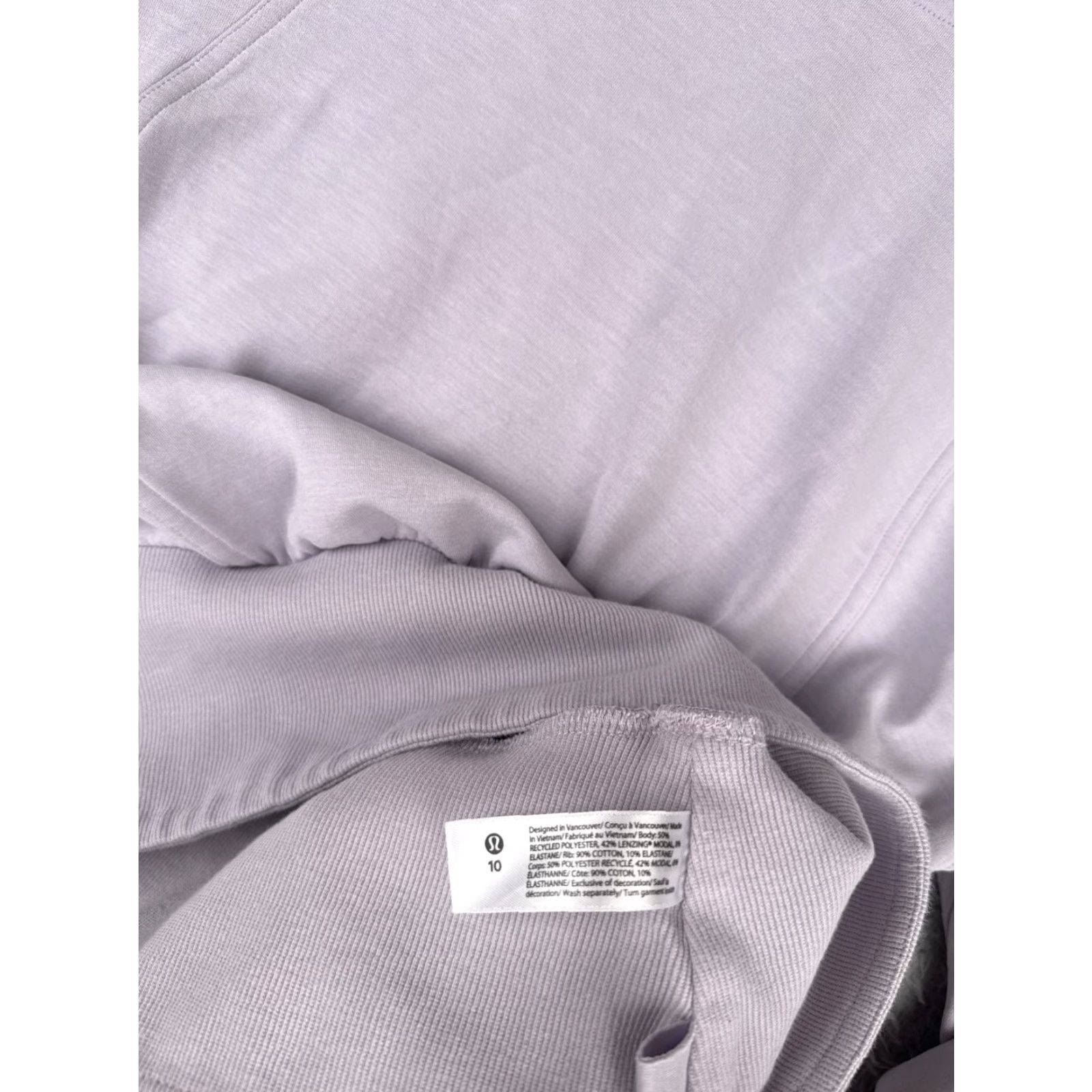Lululemon Lululemon Sweater Womens 10 Pullover Crew Neck Long Sleeve Purple Polyester Wool Blend 90s Style Casual Seasonal Womens Size L / US 10 / IT 46 - 6 Thumbnail