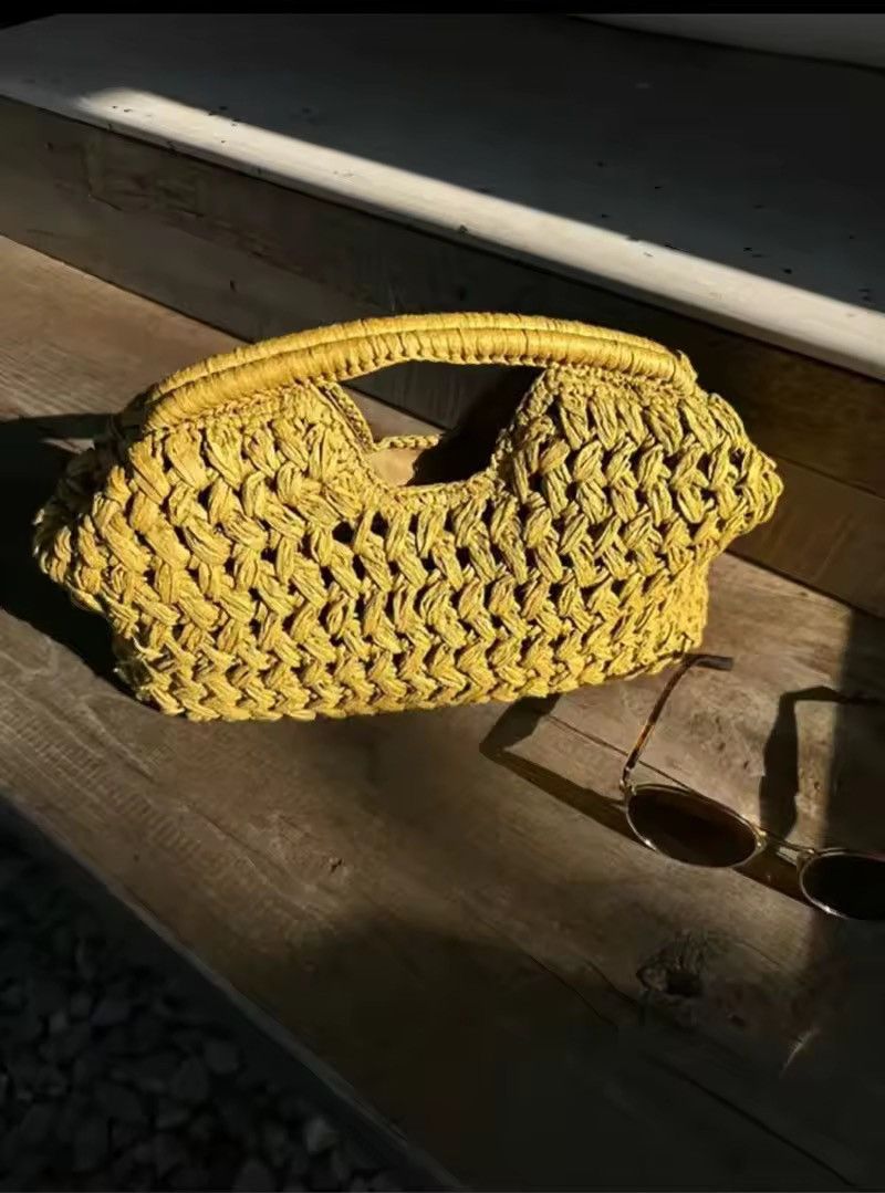 Other Elegant Woven Beach Vacation Summer Shoulder Handbag Bag Size ONE SIZE - 3 Thumbnail