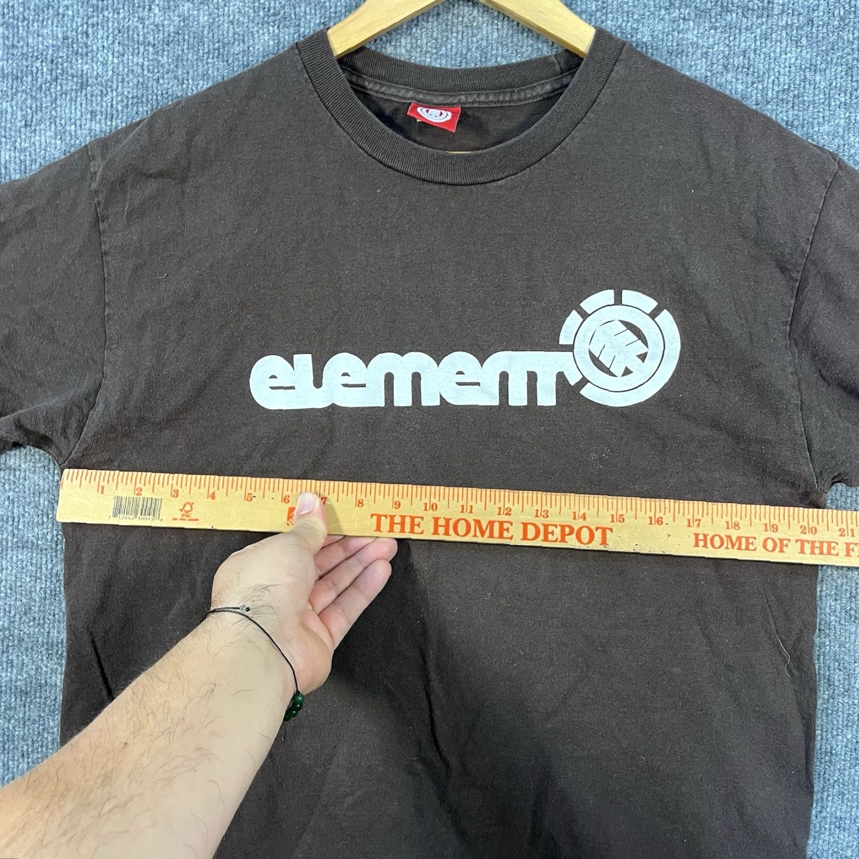 Element VINTAGE Element T-Shirt Large Brown Graphic Skateboarding Y2K Bam Margera Men Shirt Size US L / EU 52-54 / 3 - 6 Thumbnail