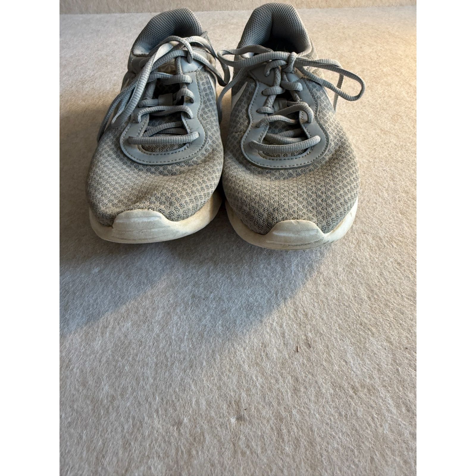 Nike Nike Women’s Running Shoes Gray Mesh Sneakers Size 9.5 Ligh Size US 9.5 / IT 39.5 - 2 Thumbnail