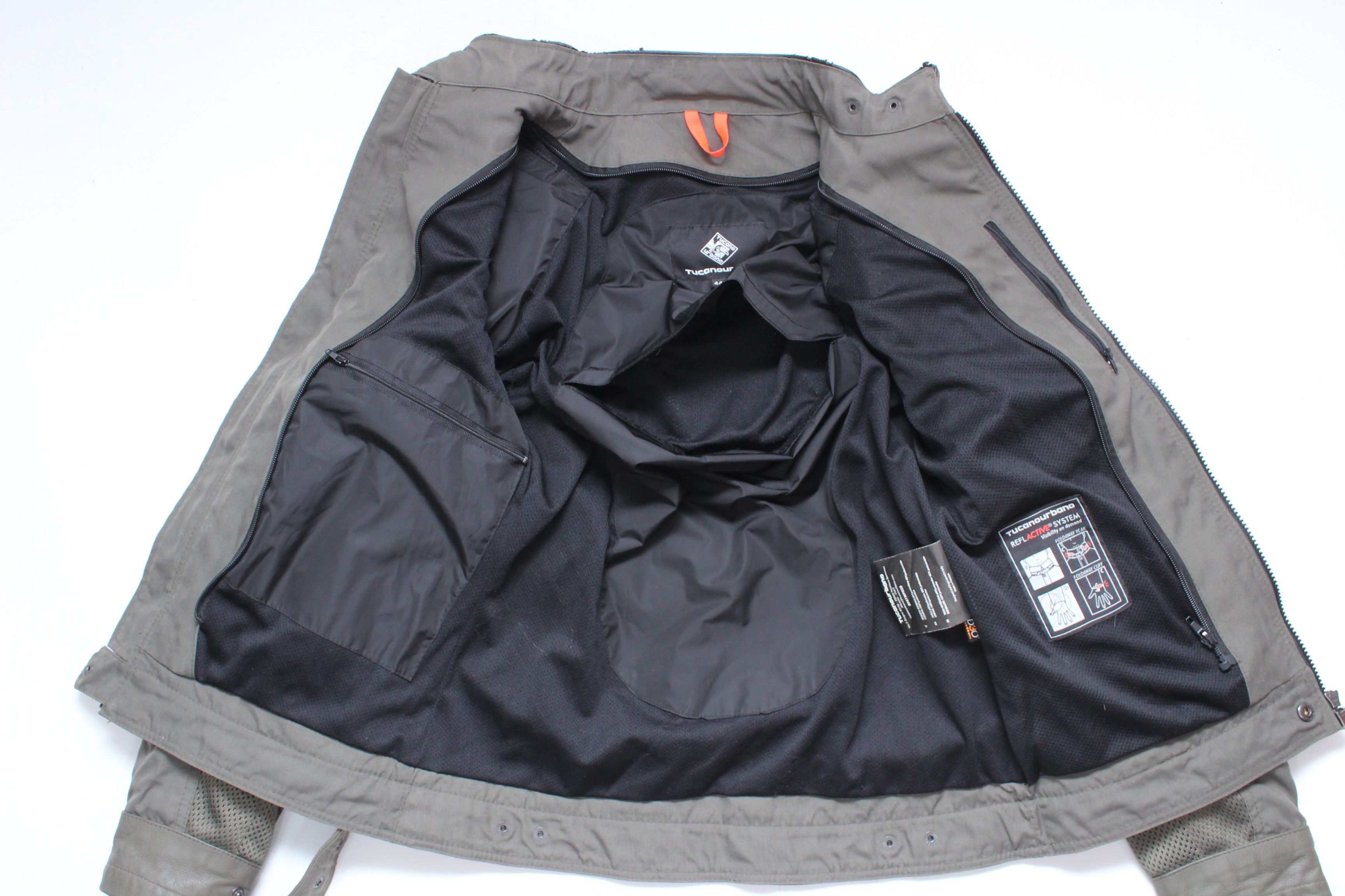 Indian Motorcycle Urbano Tucano Motorcycle Leather Jacket Size 44/L Vintage Size M / US 6-8 / IT 42-44 - 14 Thumbnail