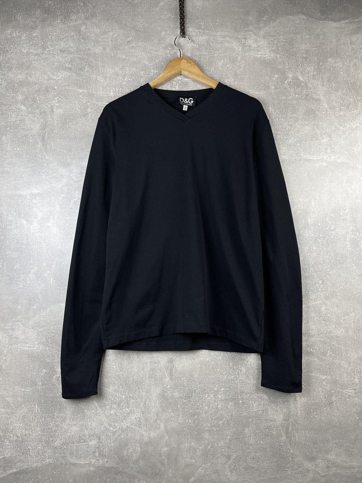 Dolce & Gabbana Dolce&Gabbana Black Based DsG Long Sleeve Size US L / EU 52-54 / 3 - 1 Thumbnail