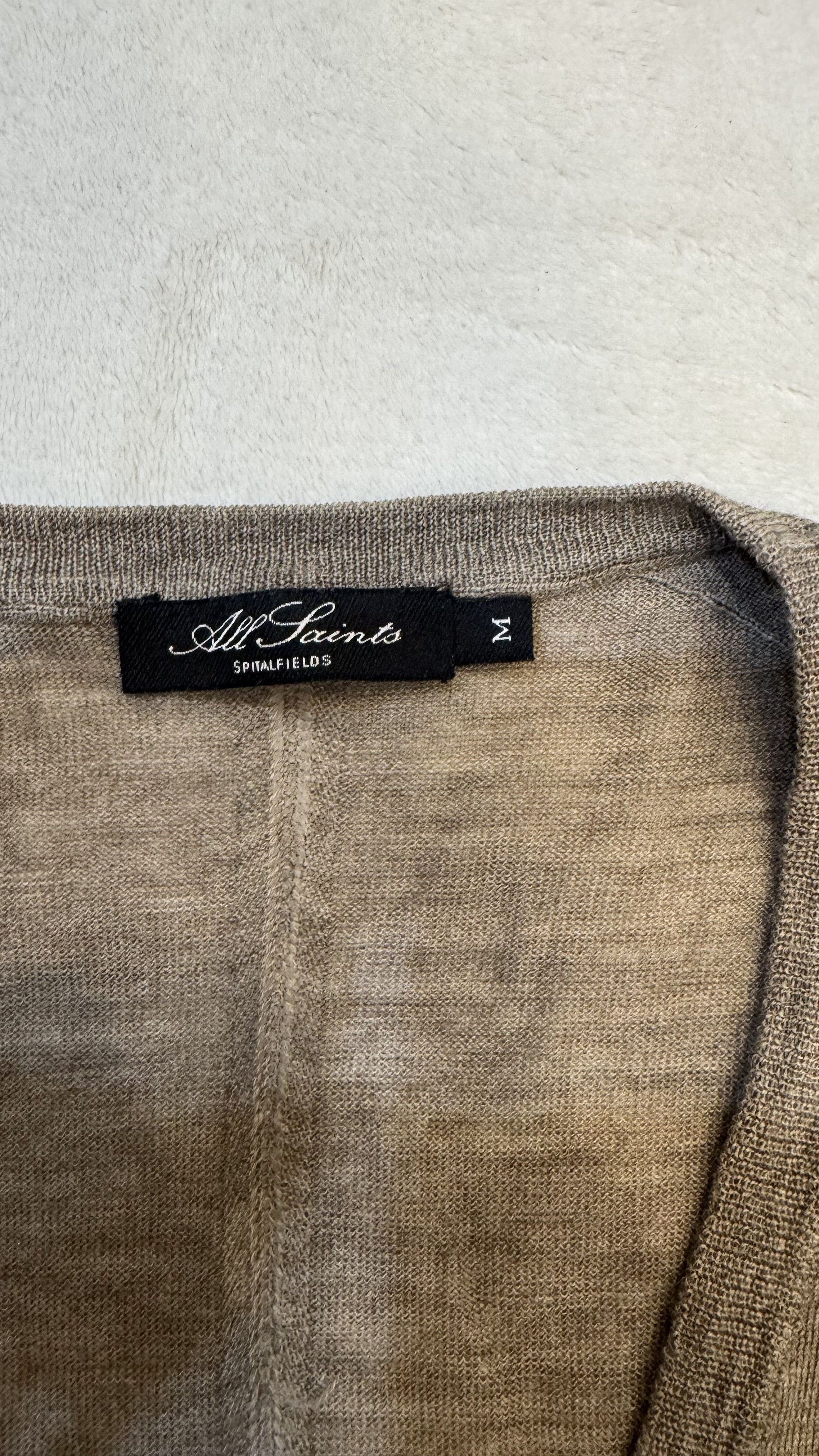 Allsaints AllSaints Spitalfields - Costelloe Cardigan - AW08 M Brown Size US M / EU 48-50 / 2 - 3 Thumbnail
