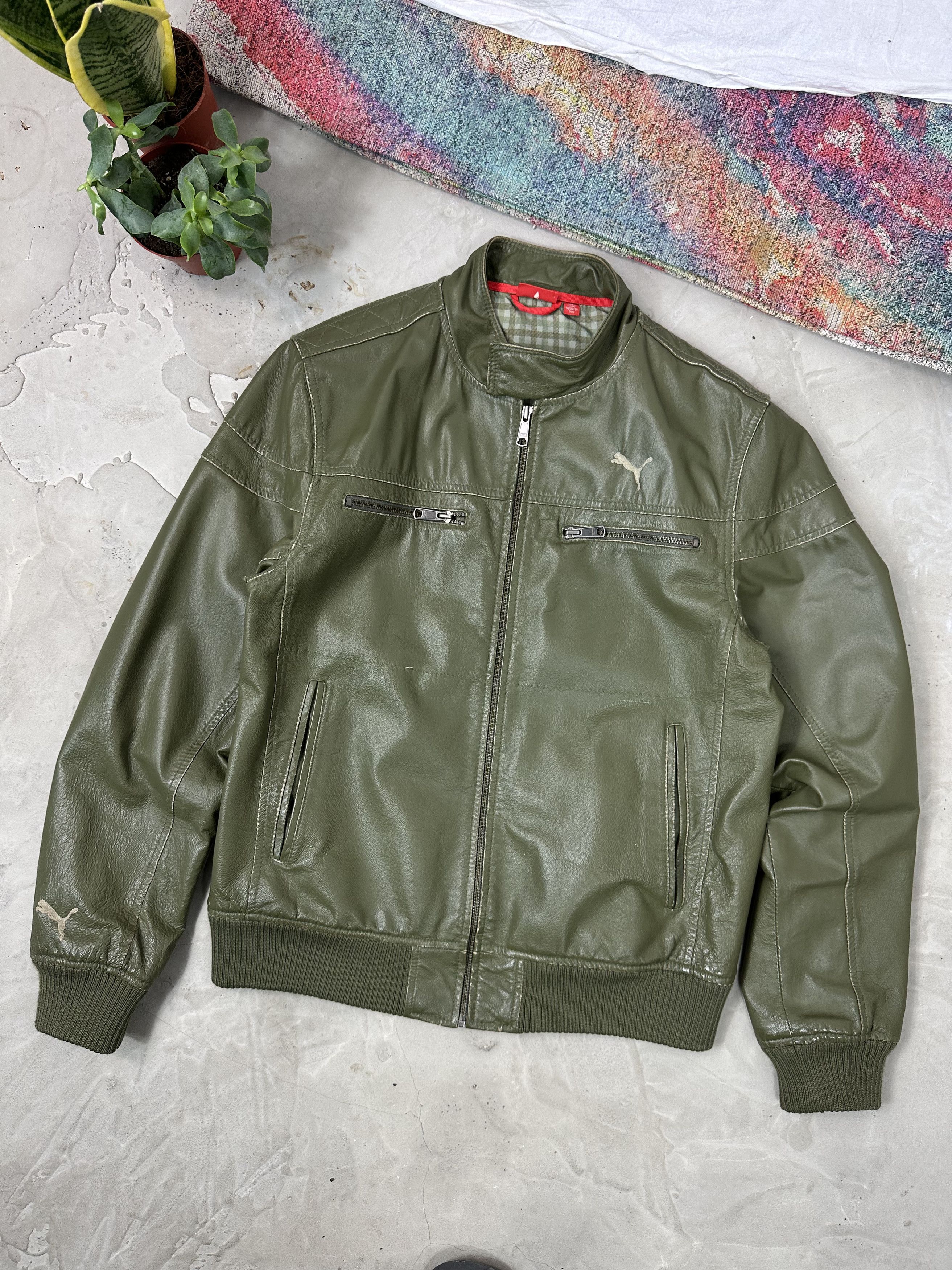 Hysteric Glamour × Puma × Vintage Archival Puma Leather Jacket