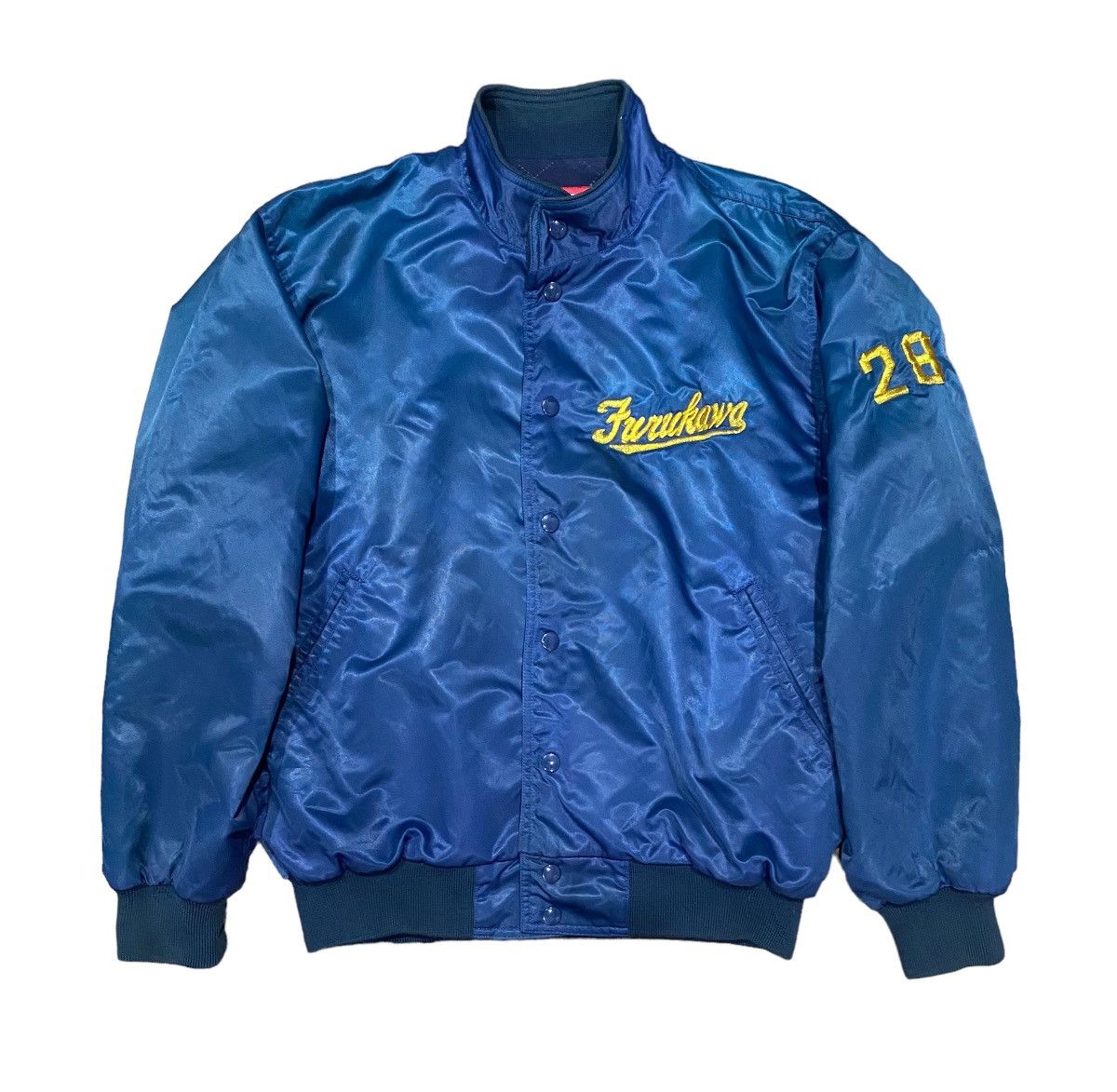Vtg Rawling Bomber Jacket Button (L)