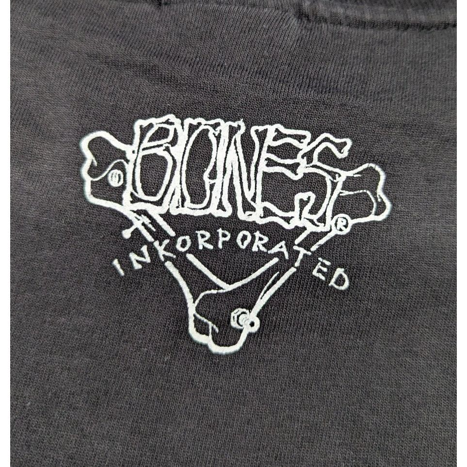 Bones × Hanes × Vintage Early 2000s Bones Skateboard Company FREAKS t-shirt Size US L / EU 52-54 / 3 - 4 Thumbnail