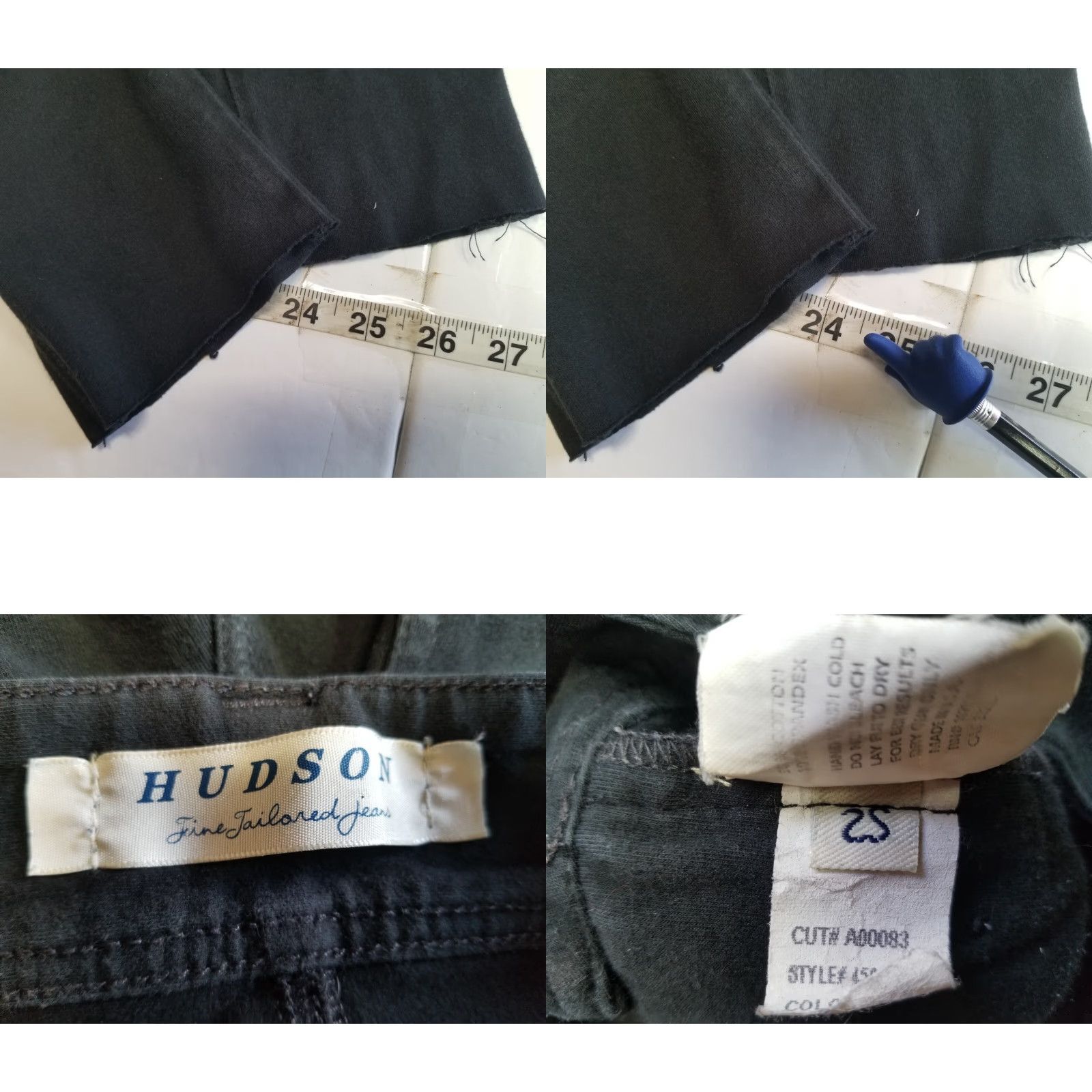 Hudson **Hudson Slim Distressed Black Women's Jeggings Size 25** User: **VINTAGE Hudson Slim Distressed Black Women's Jeggings Size 25** Size 42" / US 20 - 8 Thumbnail