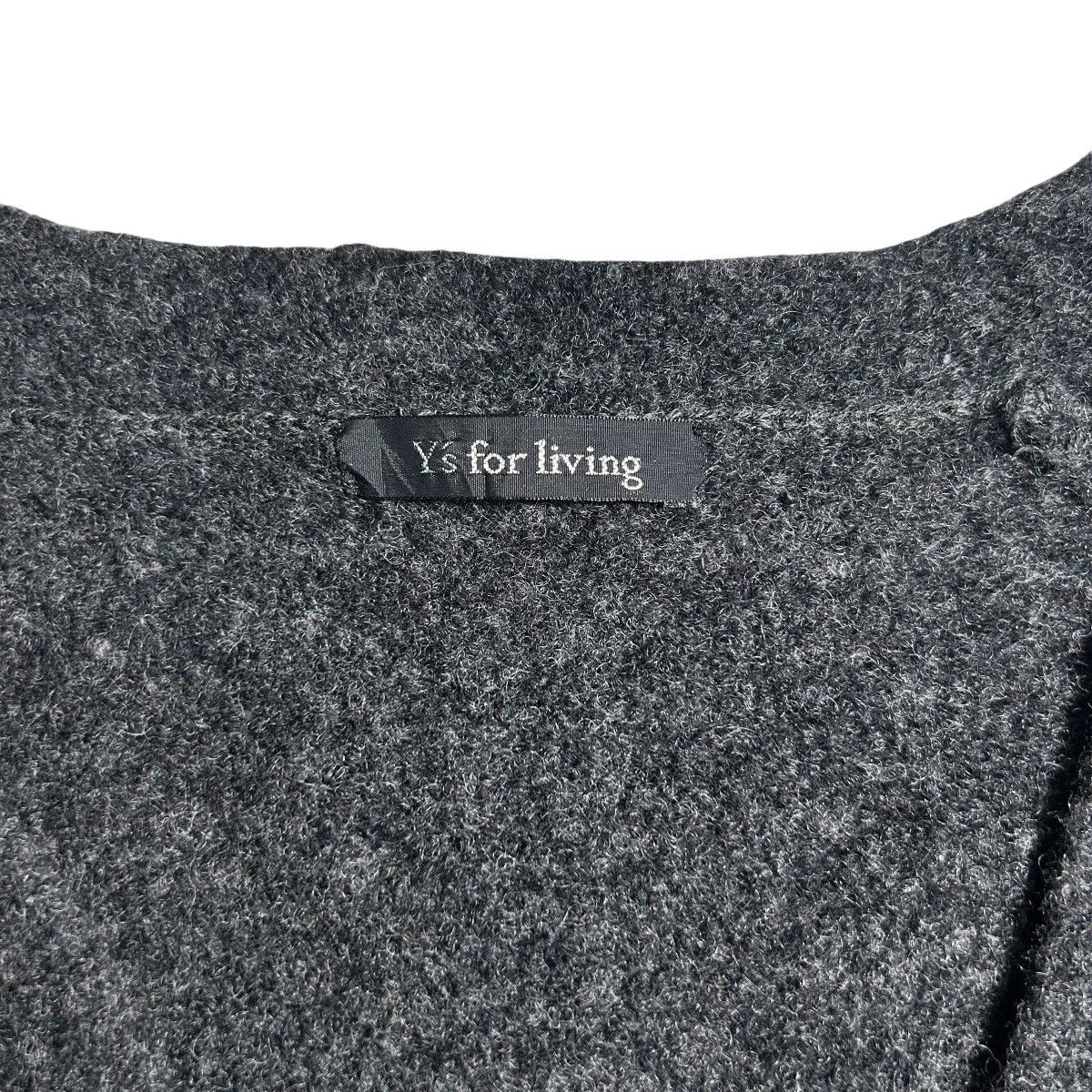 Yohji Yamamoto Y’s for living By Yohji Yamamoto Wool V-neck Tshirt Size ONE SIZE - 6 Thumbnail