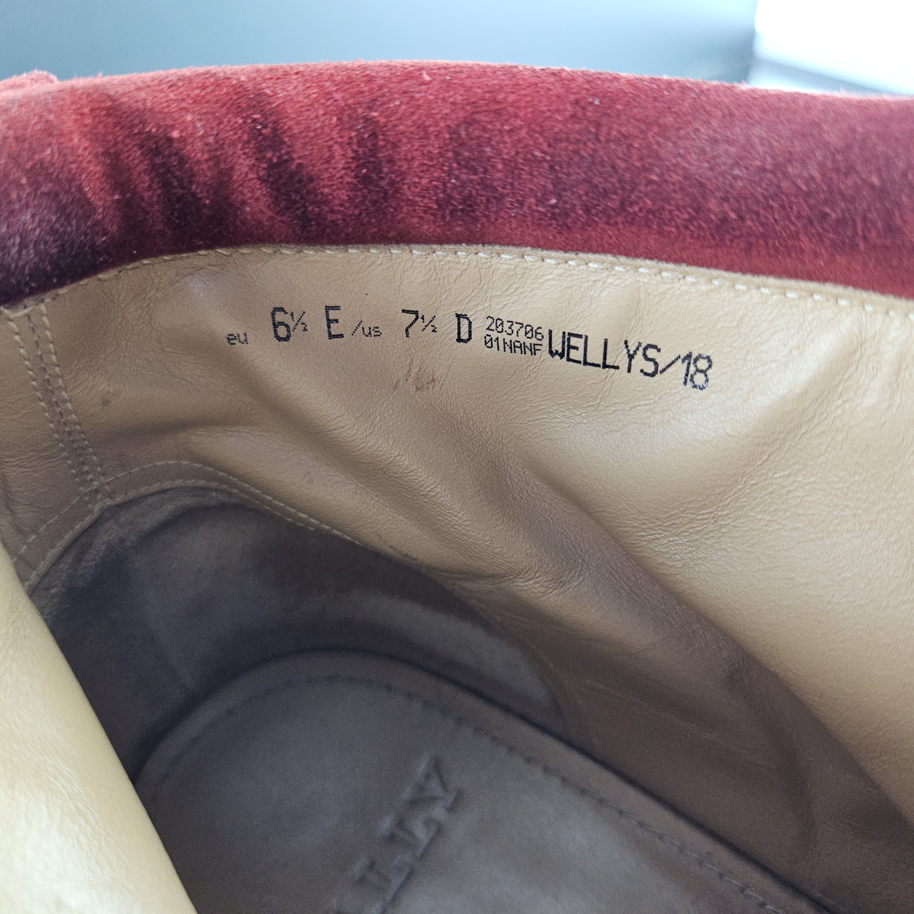 Bally Bally Red Suede Boots Wellys Size US 7.5 / EU 40-41 - 12 Thumbnail