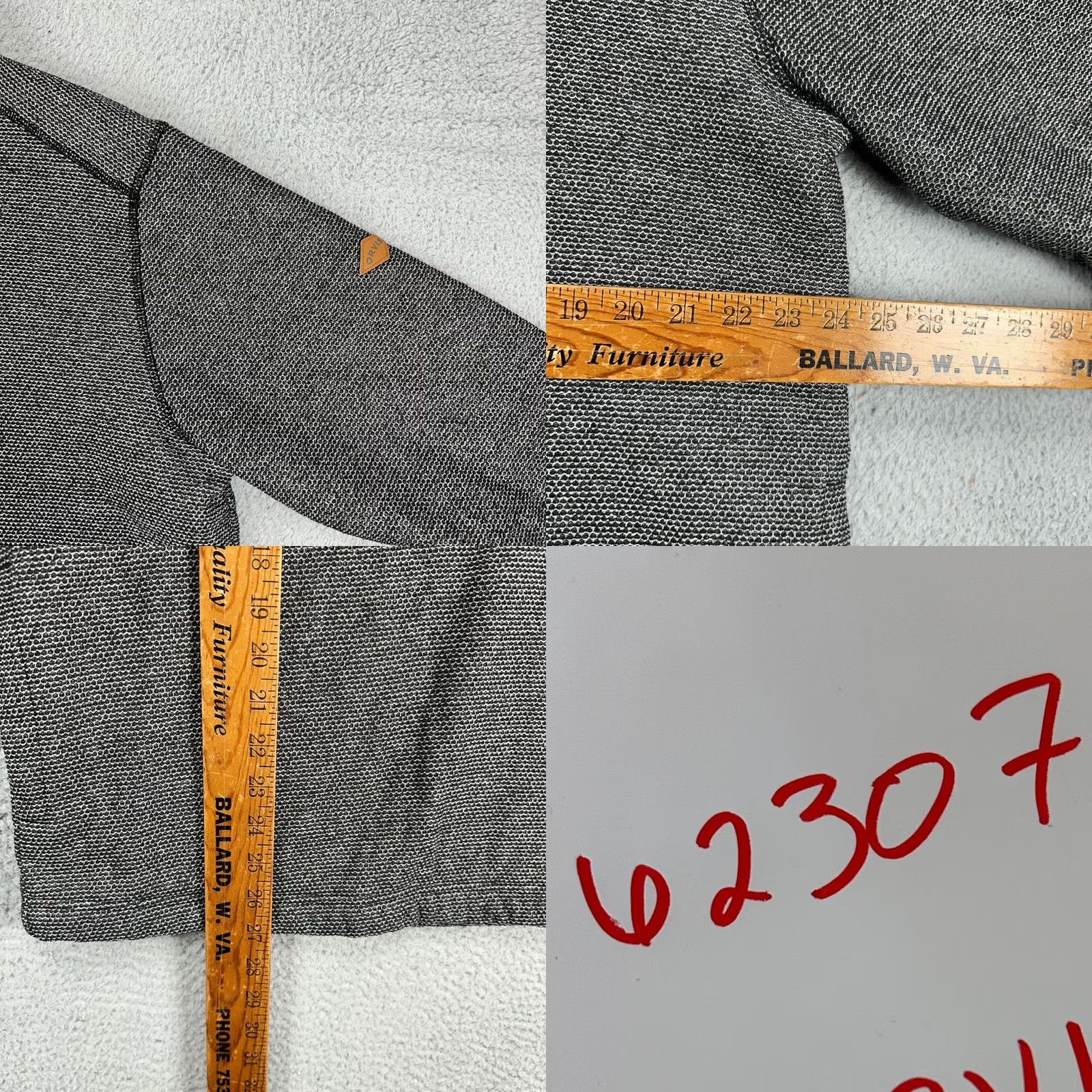 Orvis Orvis Pullover Sweatshirt Mens Large Gray Thick Sherpa Fleece Lined Quarter Zip Size US L / EU 52-54 / 3 - 8 Thumbnail