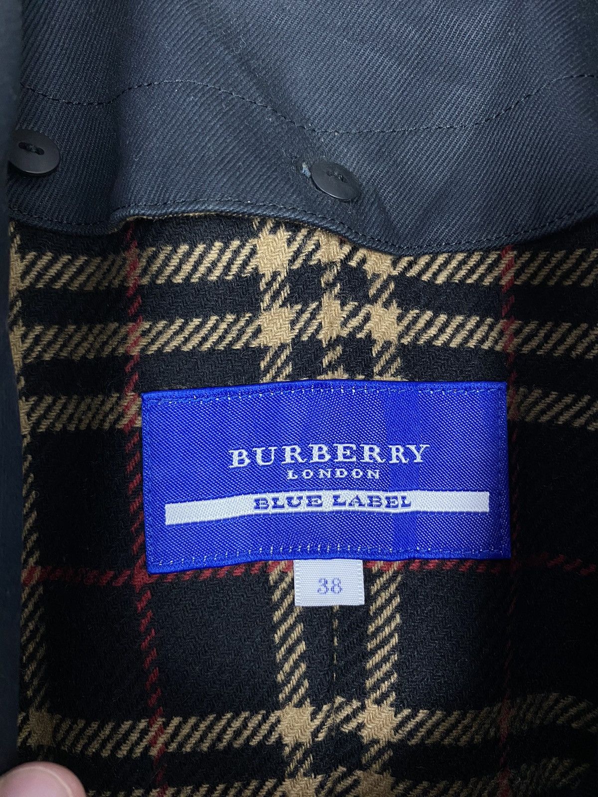 Burberry Rare‼️ Burberry Blue Label Belted Jacket Size S / US 4 / IT 40 - 9 Thumbnail