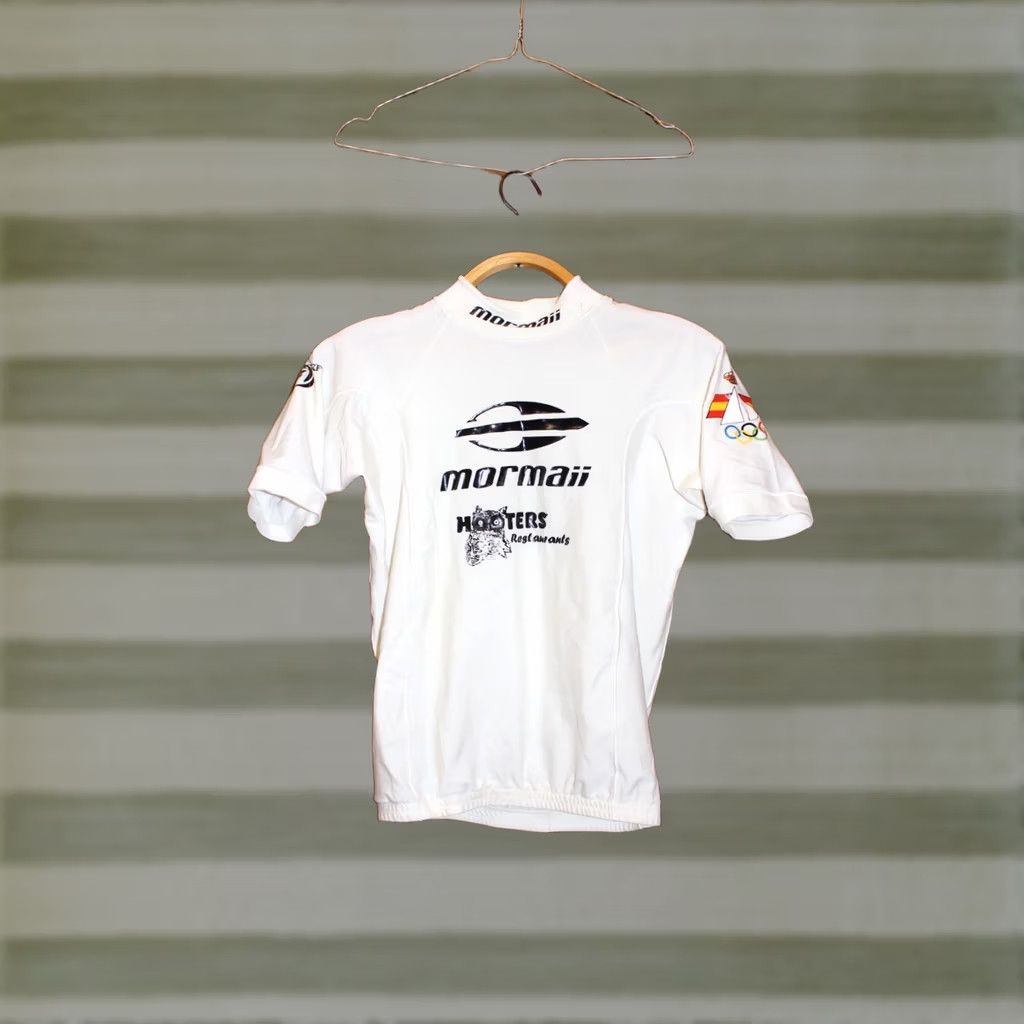 Vintage VINTAGE Mormaii Olympic Team Spain Yacht Sailing jersey shirt M Mens White 56cm 47cm Size US M / EU 48-50 / 2 - 1 Thumbnail