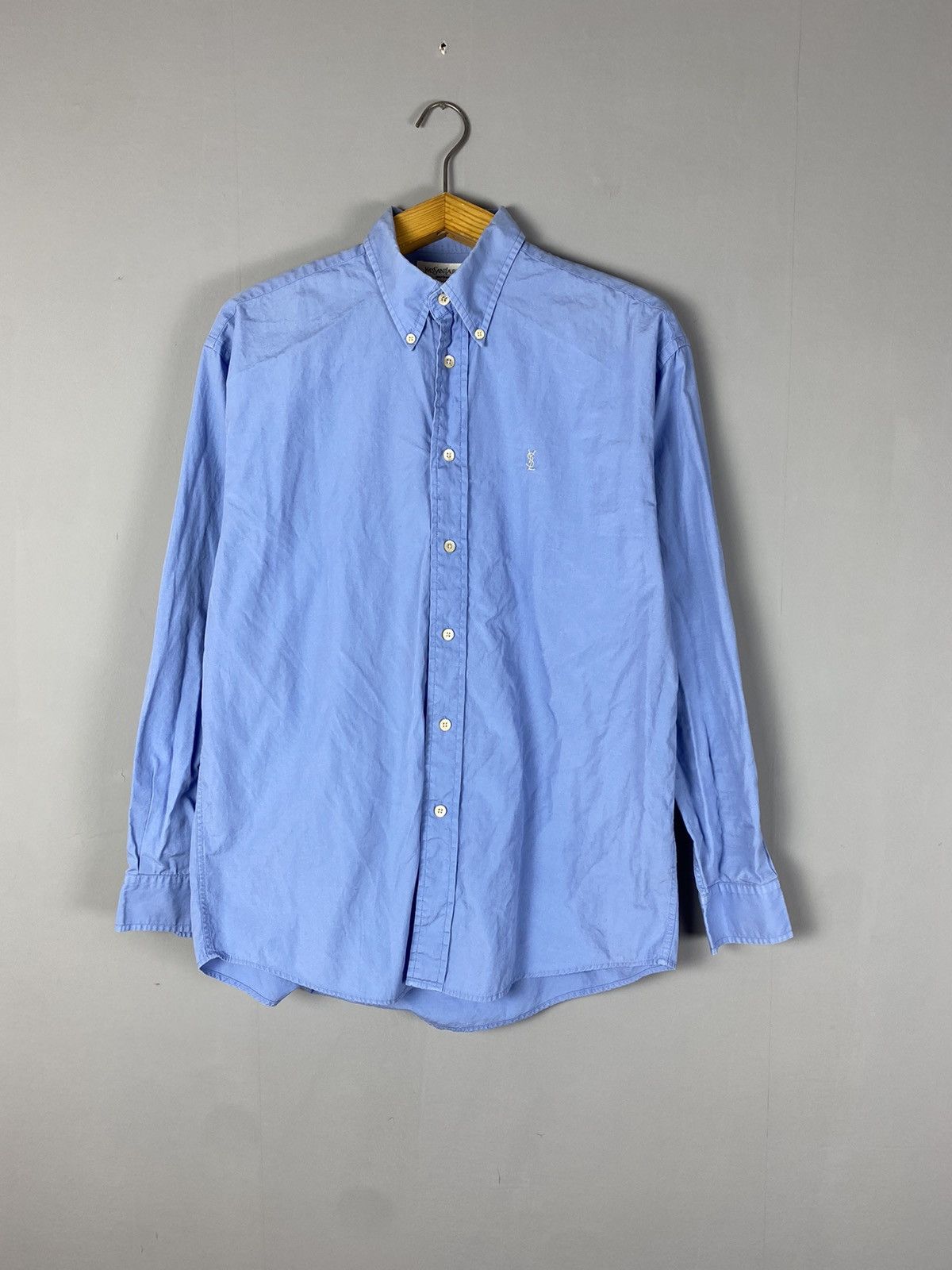 Yves Saint Laurent Vintage 90s Yves Saint Laurent shirt Size US M / EU 48-50 / 2 - 1 Thumbnail