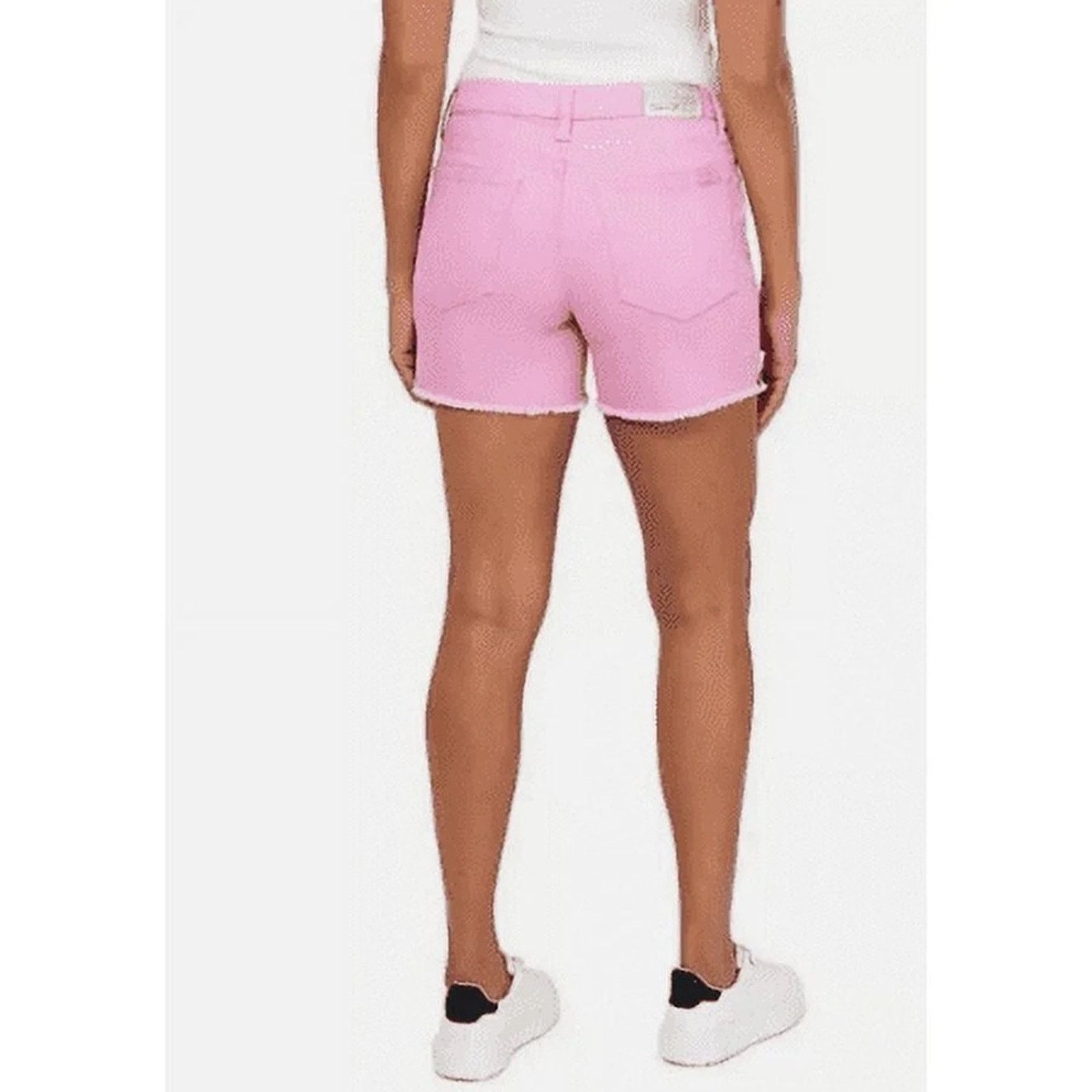 Seven 7 Seven7 Fray Hem Mini Denim Jean Weekend Shorts Womens 16 Size 38" / US 16 / IT 52 - 2 Thumbnail