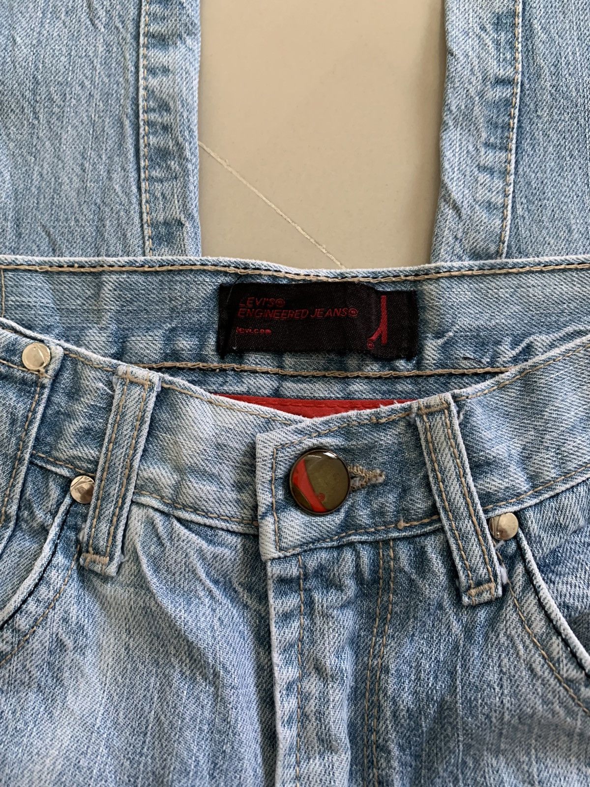 Levi's Vintage Clothing Vintage Levi’s Engineered Japan Baggy Blue Jeans Size US 30 / EU 46 - 5 Thumbnail