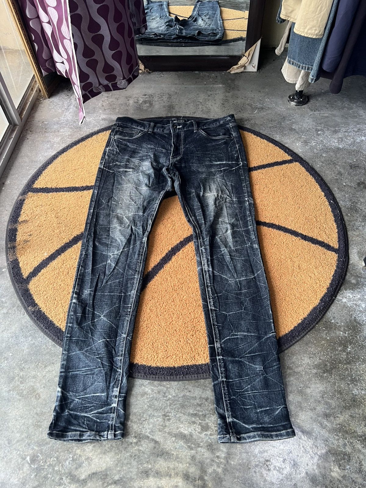 semanticdesign 🔥Rare Semantic Design Flared Distressed Denim Size US 35 - 1 Thumbnail