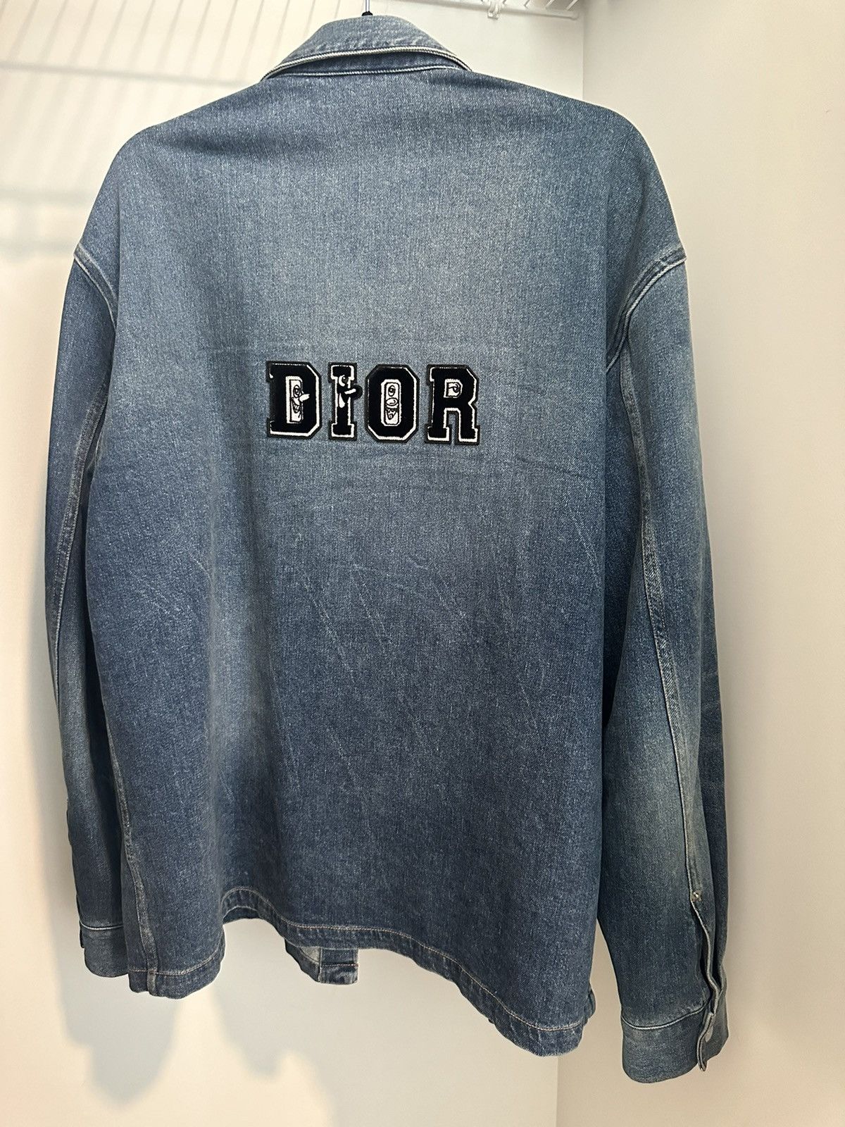 Dior Dior and Kenny Scharf Denim Jeans Overshirt Shirt Jacket Size US L / EU 52-54 / 3 - 2 Thumbnail