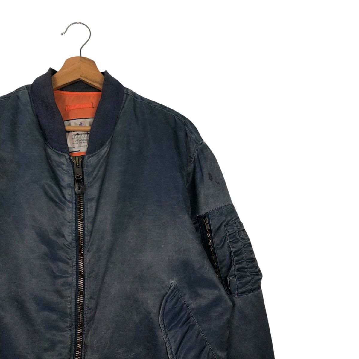 Japanese Brand 📌Vintage Fly Bomber Jacket Military Gimny Word Issey Miyake Size US M / EU 48-50 / 2 - 7 Thumbnail