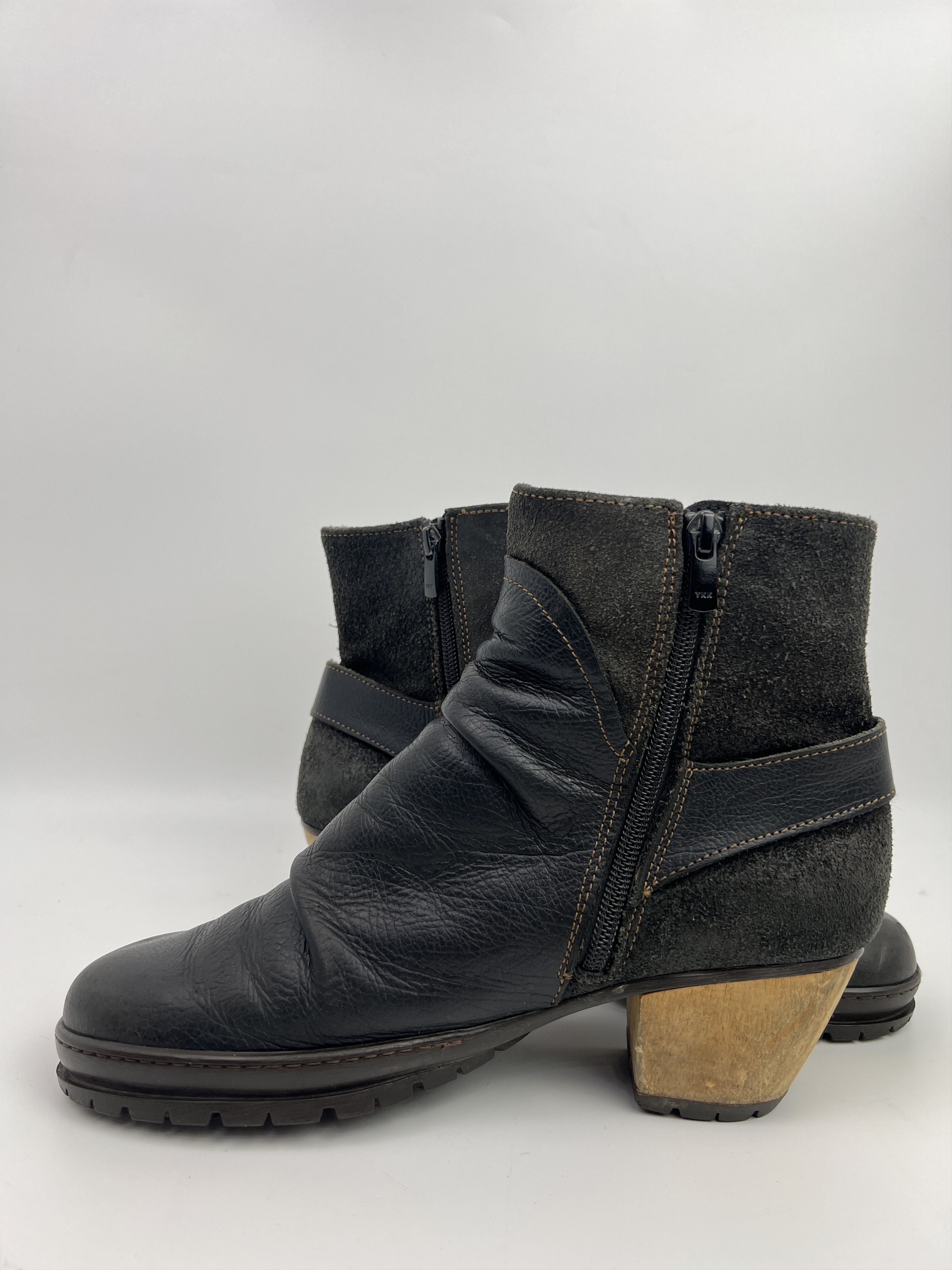 A.S.98 The Art Company Heels Ankle Avant Garde Boots Size US 9 / IT 39 - 5 Thumbnail