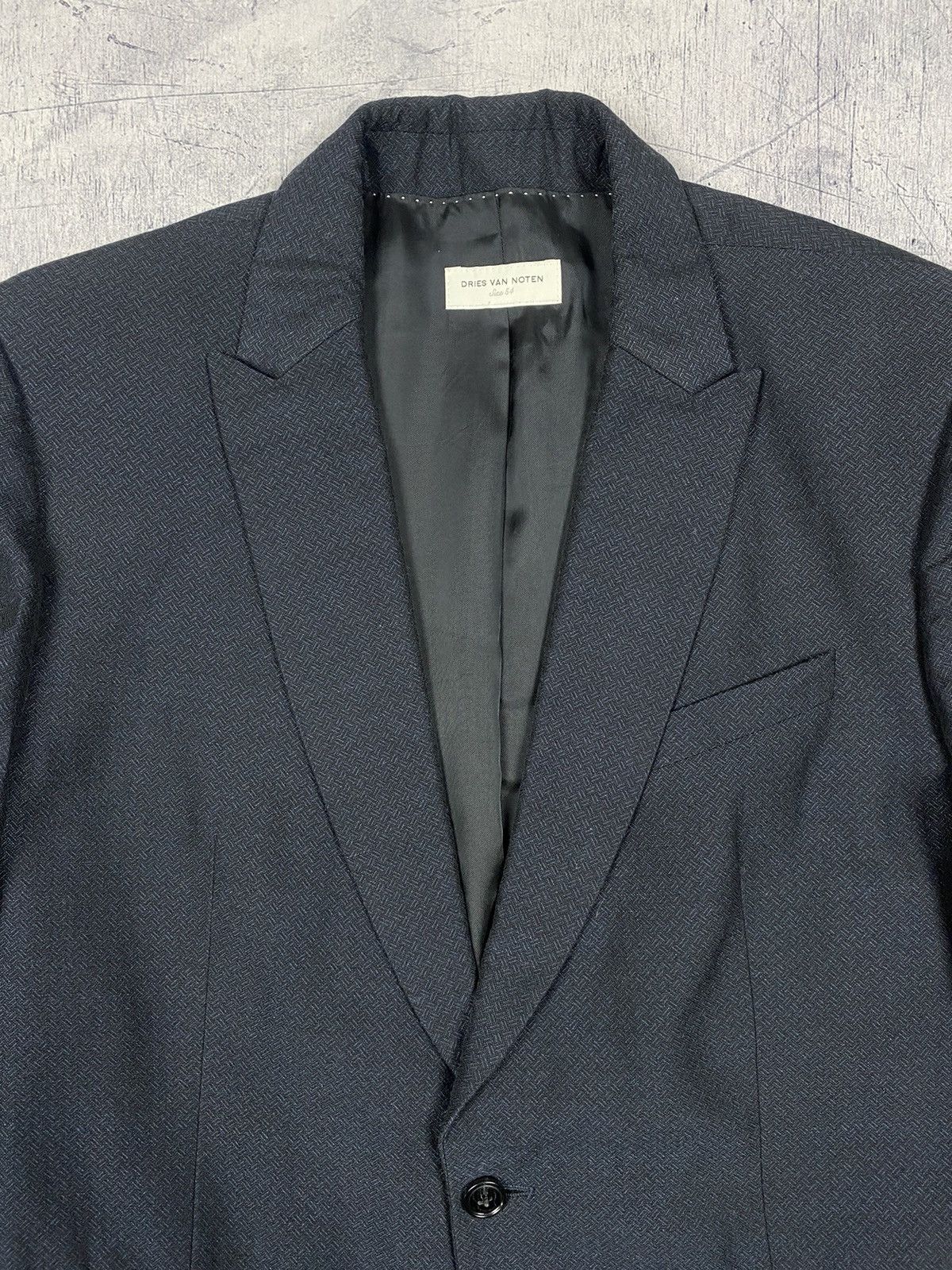 Dries Van Noten Vintage Dries Van Noten Wool Cotton Classic Designer Blazer Size 42R - 5 Thumbnail
