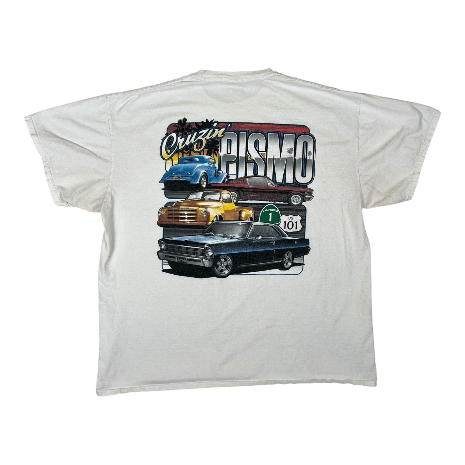 Other Vintage Cruzin Pismo Beach T-Shirt Size 2XL Car Show Hot Rod Size US XXL / EU 58 / 5 - 1 Thumbnail