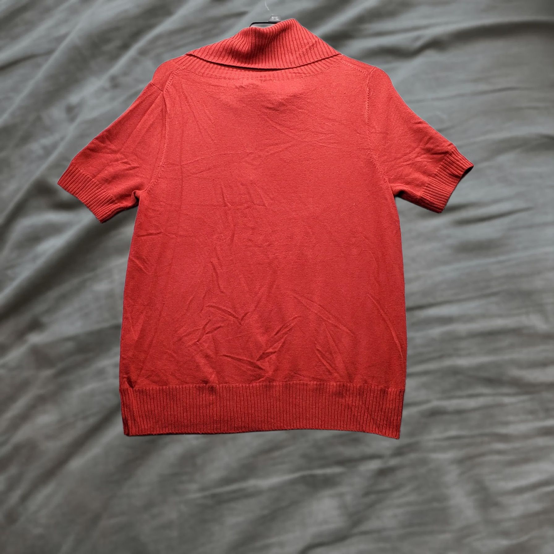 Vintage EVIE Sweater Womens 0X Red Tight Knit Cowl Neck Raglan Sleeve Pullover Womens Size 0X Red Knit Pullover - NWT Size XL / US 12-14 / IT 48-50 - 1 Thumbnail