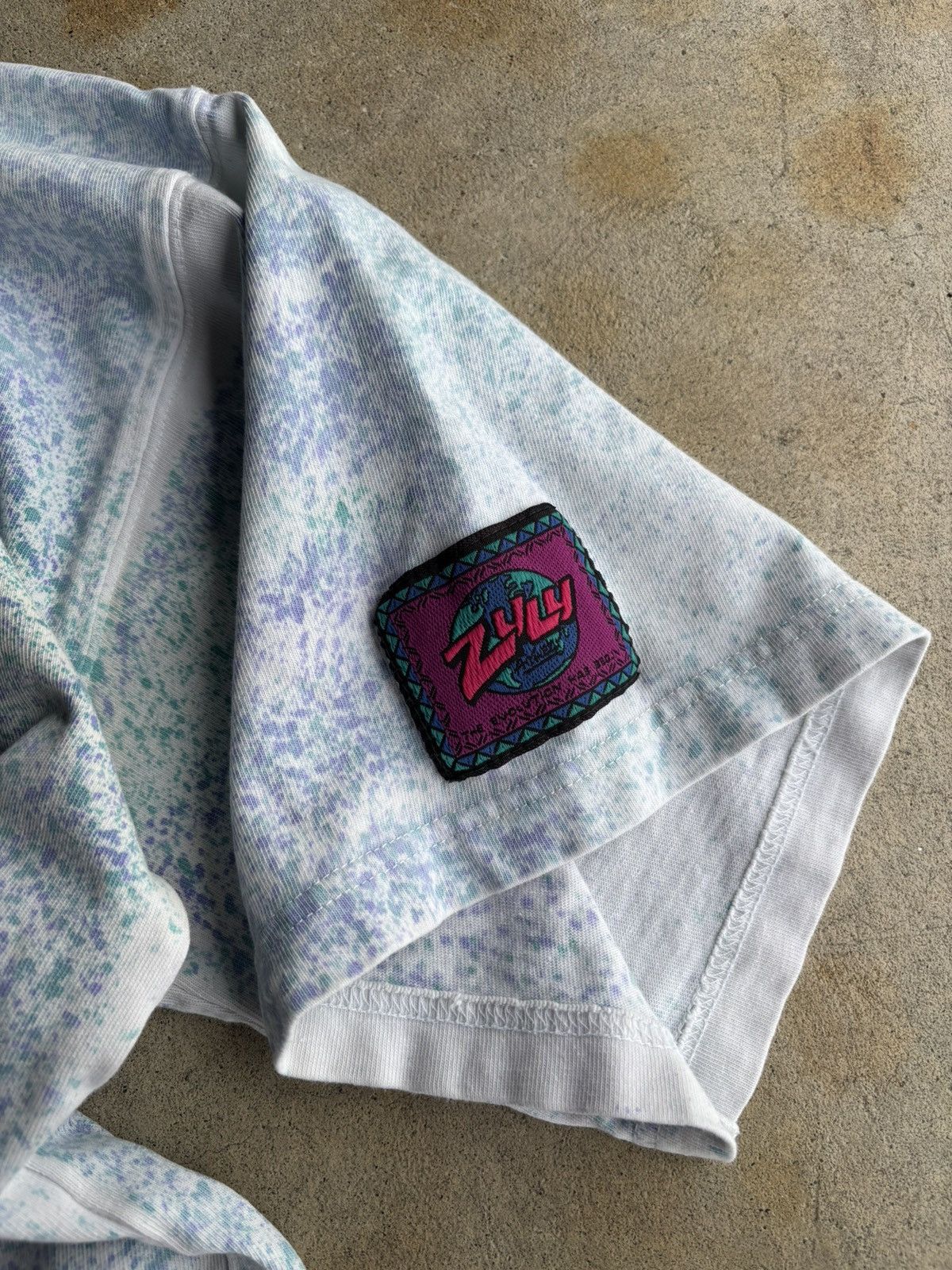 Other Vintage 90s Zulu Fatcats Surf Boxy Dyed Thick Neck Tee Size US L / EU 52-54 / 3 - 7 Thumbnail