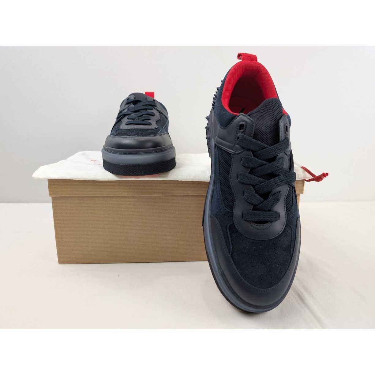Christian Louboutin o1rshd1 Astro Loubi Flat Sneakers in Marine Size US 10 / EU 43 - 16 Thumbnail