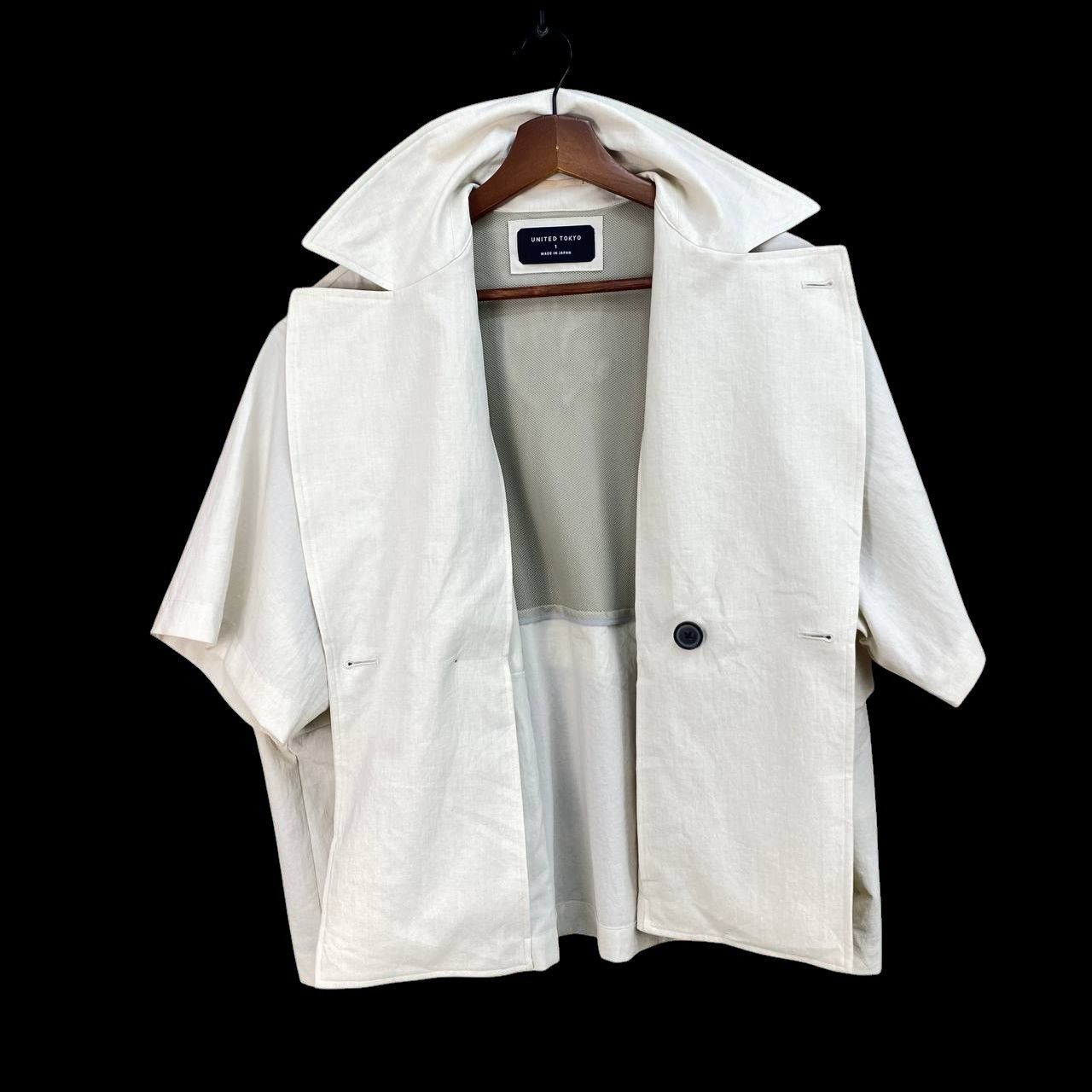 Japanese Brand Spider Baggy United Tokyo Asymmetrical Minimalist Jacket Size US S / EU 44-46 / 1 - 6 Thumbnail