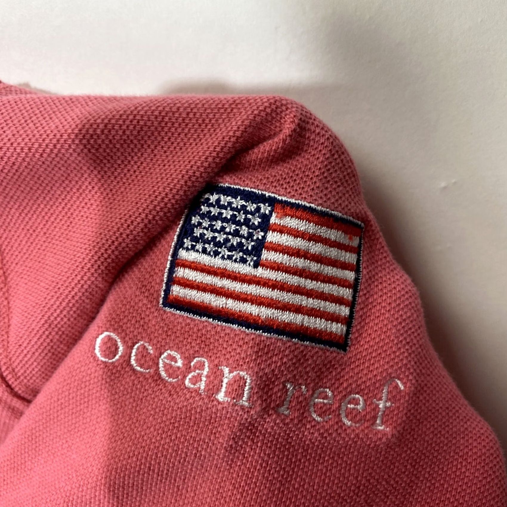 Vineyard Vines Vineyard Vines Classic Fit Short Sleeve Polo Shirt Men's Pink Medium Ocean Reef Polo Shirt USA Whale Logo Embroidered Button-Down Collar Vintage: No Size US M / EU 48-50 / 2 - 4 Thumbnail