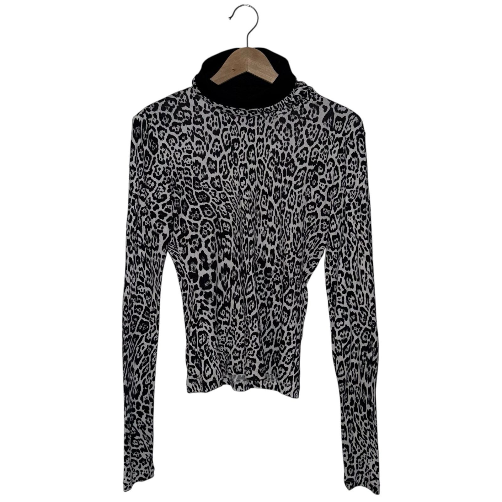 Just Cavalli Just Cavalli Leopard Print Top Funnel Neck IT 44 US Large Size M / US 6-8 / IT 42-44 - 1 Thumbnail