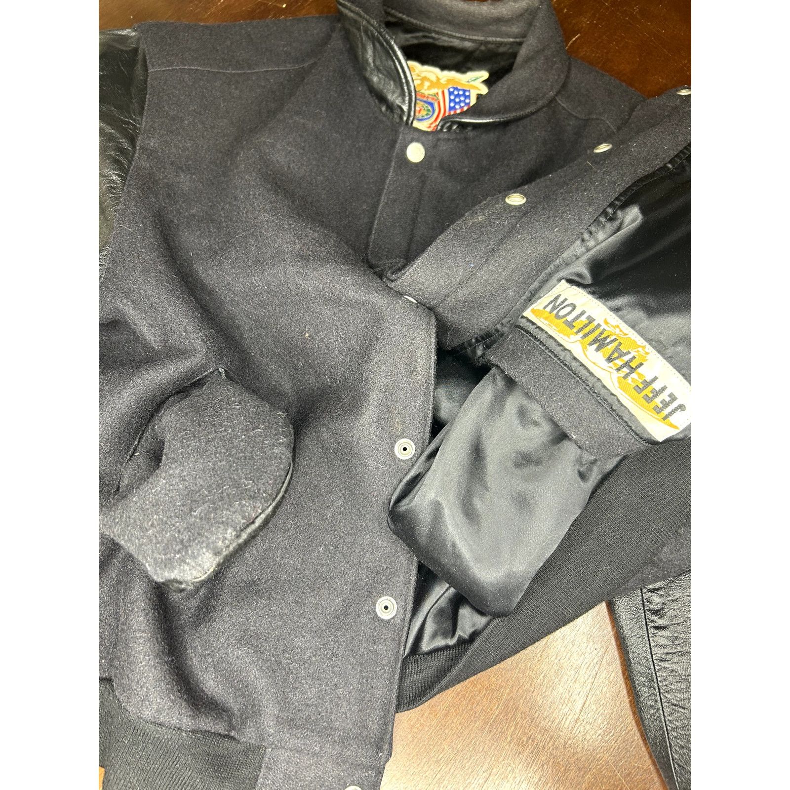 Jeff Hamilton VTG 90s OGNER Motorcars Porche/Ferrari Jeff Hamilton Jacket Size US XL / EU 56 / 4 - 15 Thumbnail