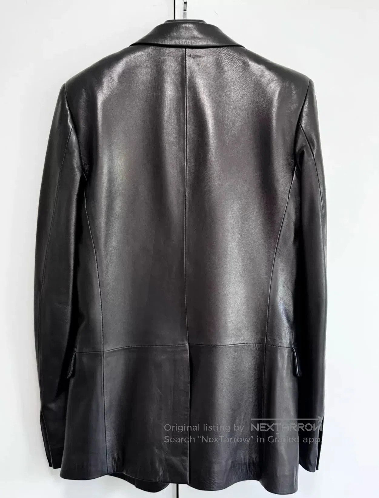 Tom Ford Gucci Leather Blazer (Tom Ford Era). Size US S / EU 44-46 / 1 - 3 Thumbnail
