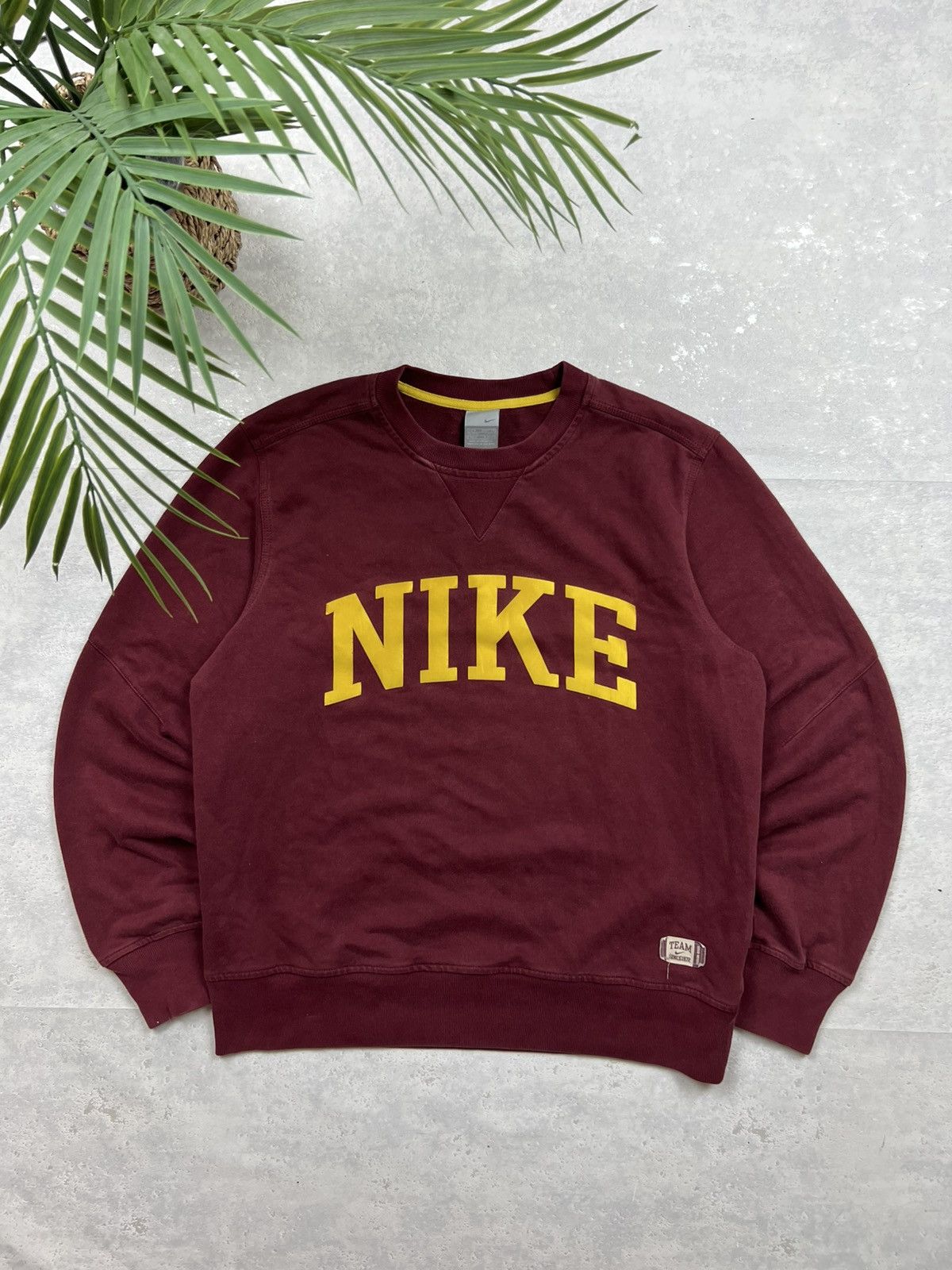Nike 90s Nike Big Logo Spellout Vintage Y2K Oversized Sweatshirt Size US M / EU 48-50 / 2 - 1 Thumbnail