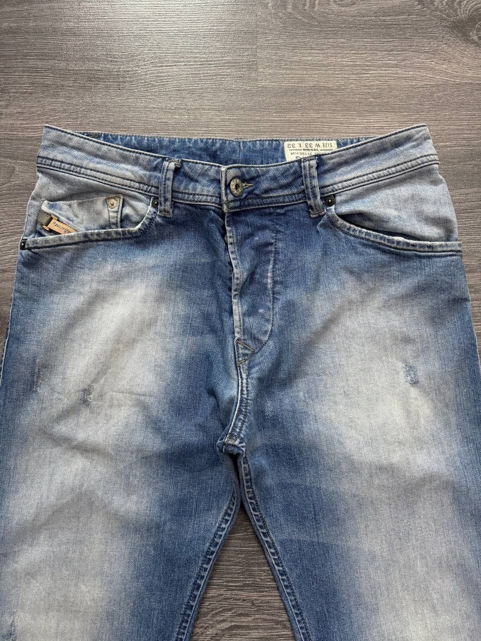 Diesel Vintage Diesel Darron Washed Regular Slim Tapered Jeans Size US 32 / EU 48 - 4 Thumbnail