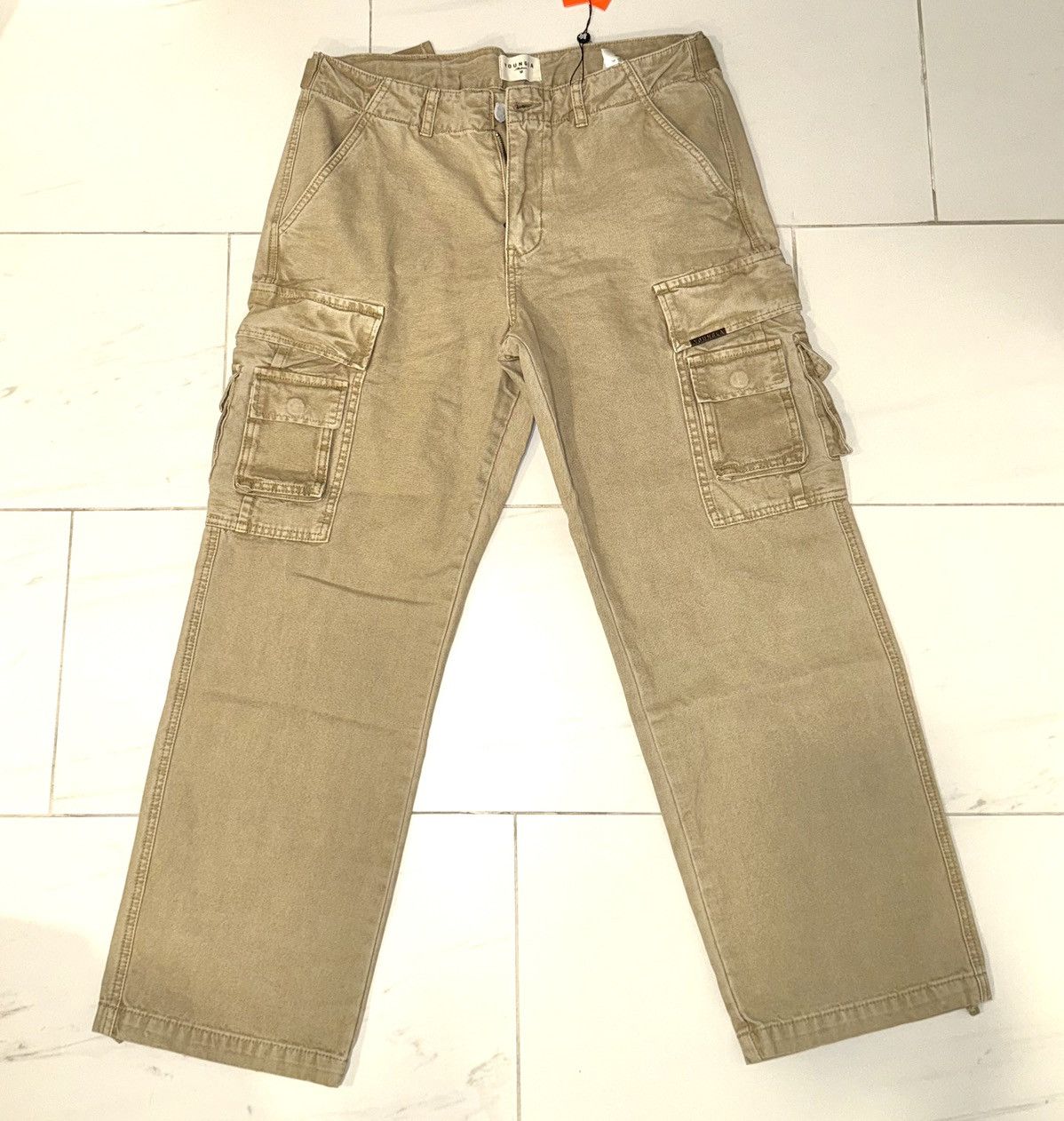 YoungLA YoungLA Khaki Ops Utility Cargo Pants Size US 34 / EU 50 - 1 Thumbnail