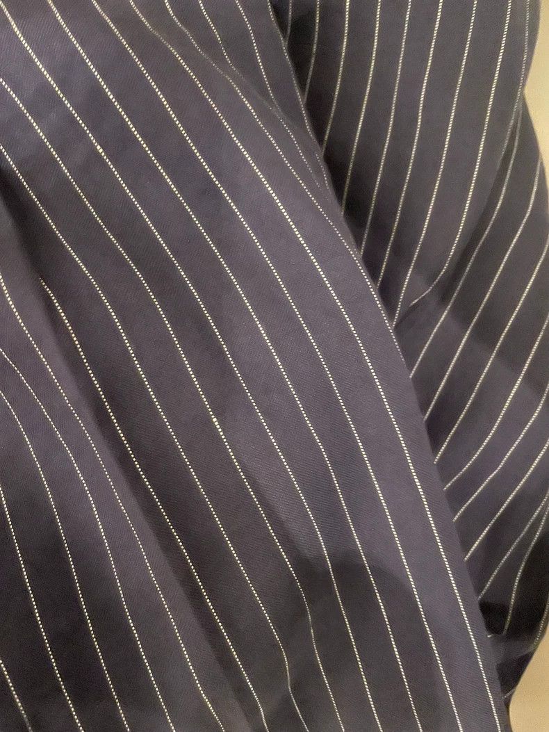 Loro Piana LORO PIANA Blue striped linen trousers Size 26" / US 2 / IT 38 - 5 Thumbnail