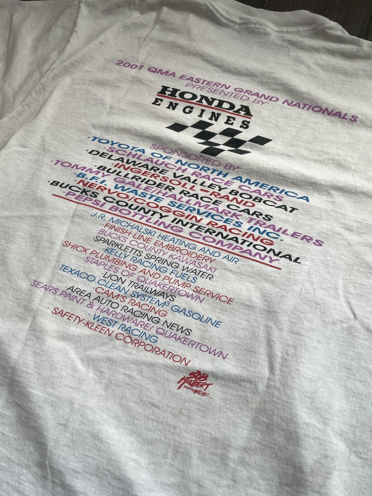 Jerzees Y2K 01’ QMA Eastern “Grand Nationals Racing” T-Shirt (Sz. M) Size US M / EU 48-50 / 2 - 6 Thumbnail