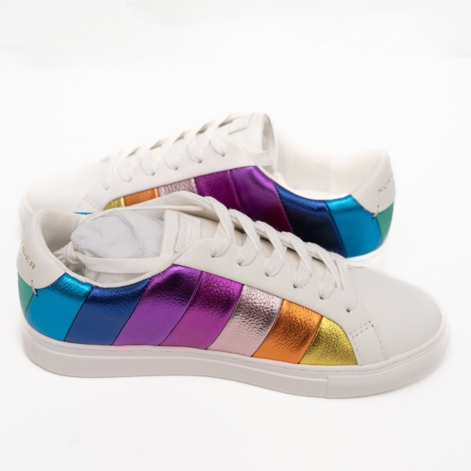 Kurt Geiger KURT GEIGER LONDON Women's Lane Stripe Low-Top Sneakers Size US 7.5 / IT 37.5 - 13 Thumbnail