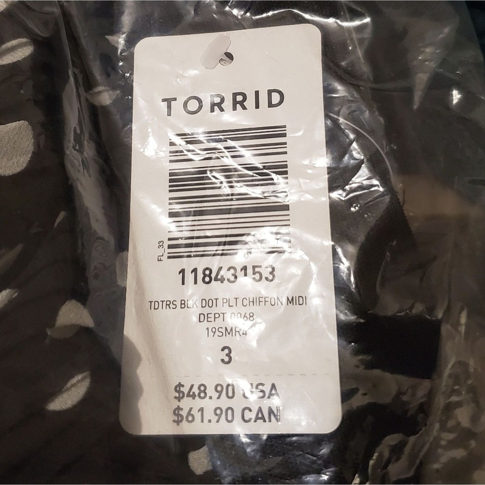 Torrid TORRID ● POLKA DOT ● BROOMSTICK PLEATED ● SKIRT 3x ● NWT Size 42" / US 20 - 6 Thumbnail
