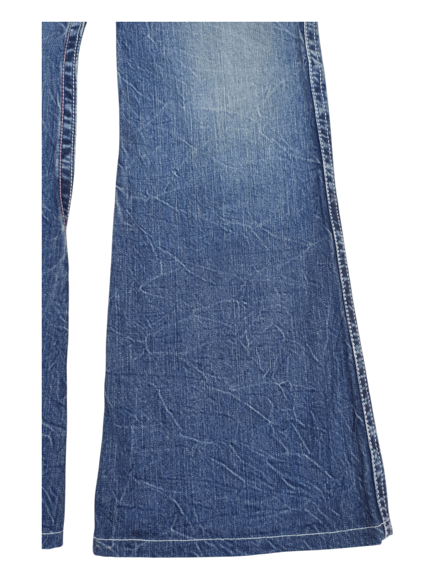 Japanese Brand Vintage Brappers Union Made Low Rise Flare Jeans Size 27" / US 4 / IT 40 - 5 Thumbnail