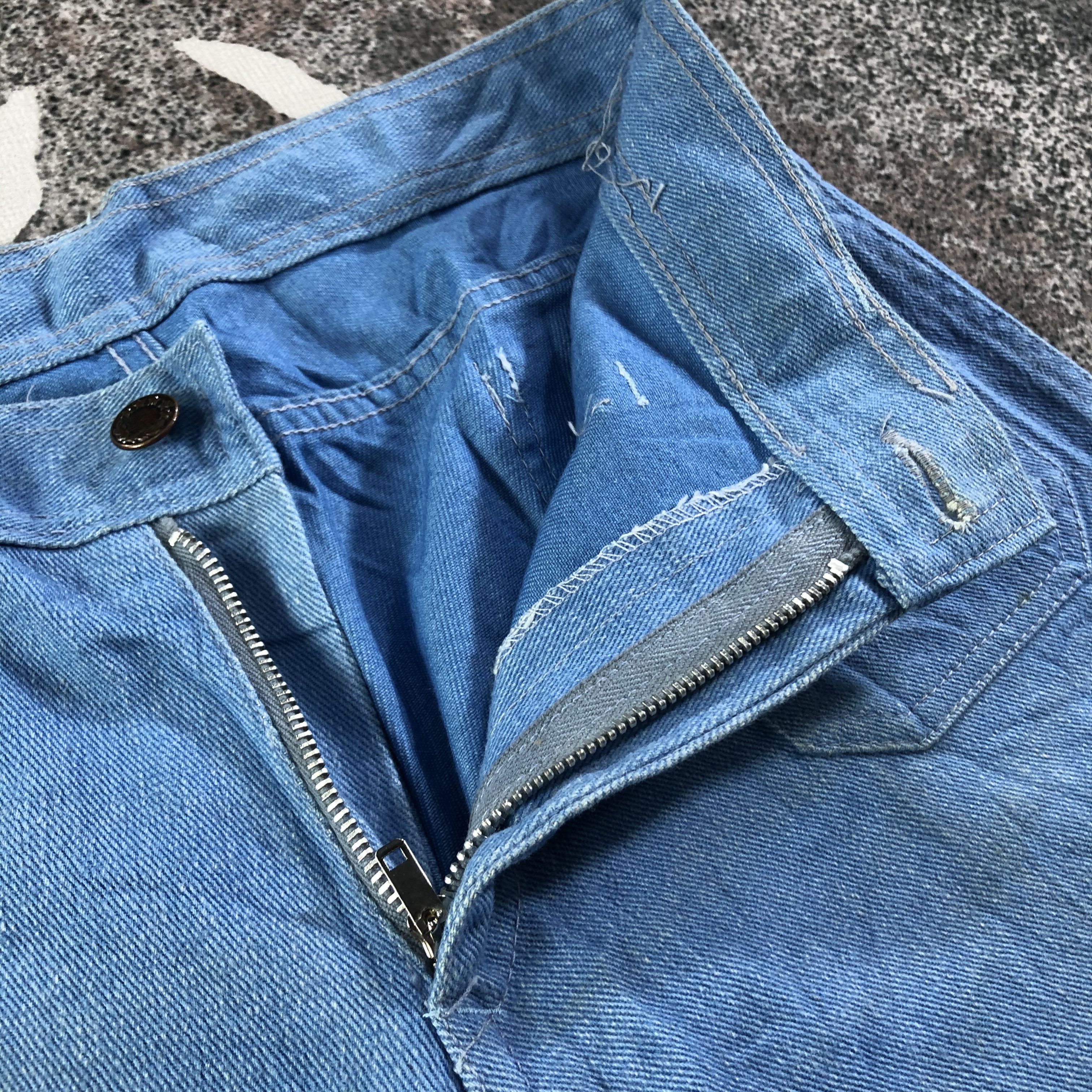 Japanese Brand Vintage 80s Bush Pants Flared Jeans KJ2038 Size US 29 - 8 Thumbnail