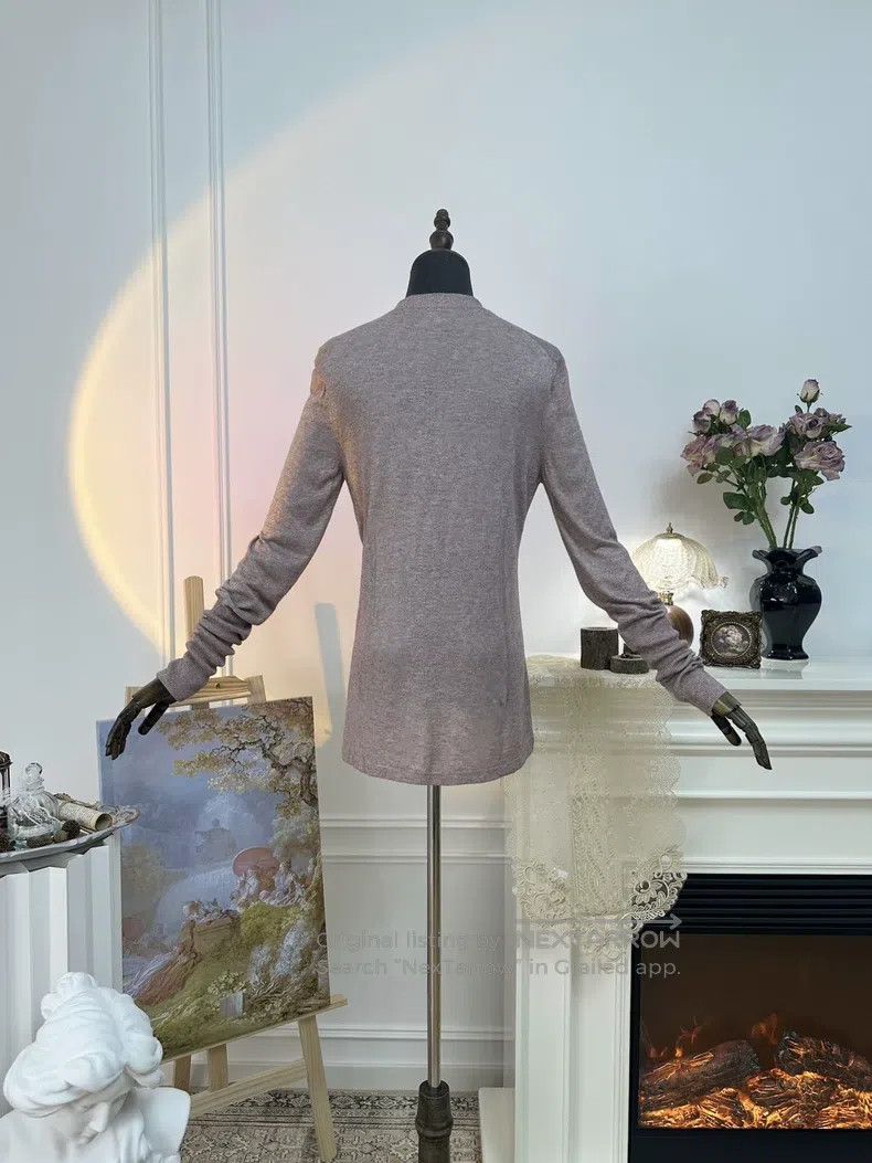 Hermes Hermes Gaultier Era Slim Fit Cashmere Cardigan Long Sleeve Size S / US 4 / IT 40 - 2 Thumbnail