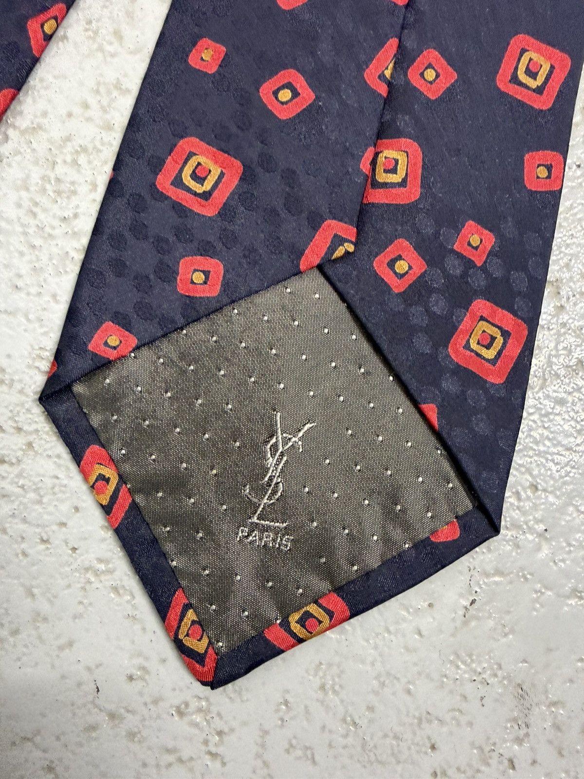 Yves Saint Laurent Vintage Yves Saint Laurent Silk Tie Size ONE SIZE - 3 Thumbnail
