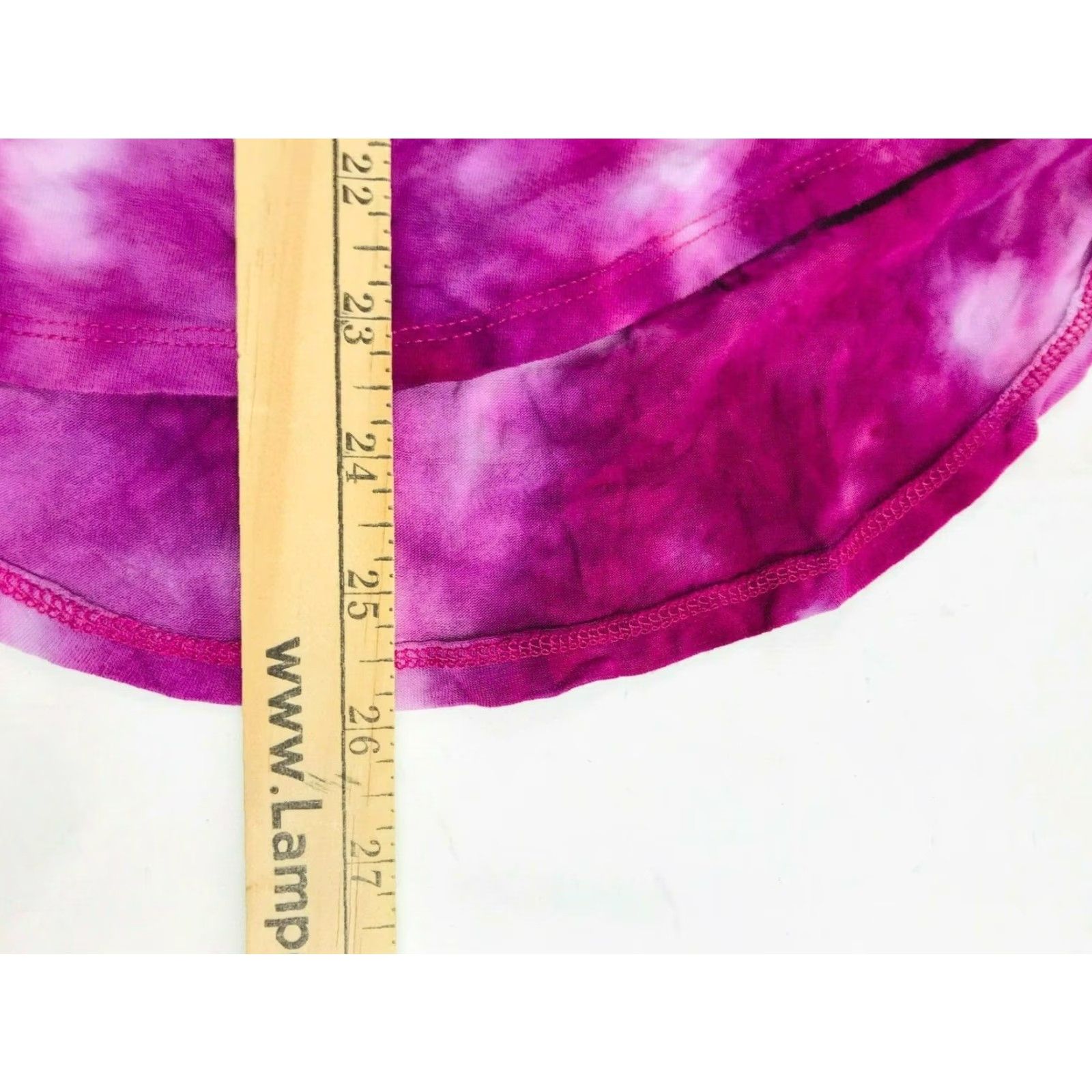 Vintage Maurices Tie Dye Top Women's XS White Magenta "Every Summer has a story" Size XS / US 0-2 / IT 36-38 - 4 Thumbnail